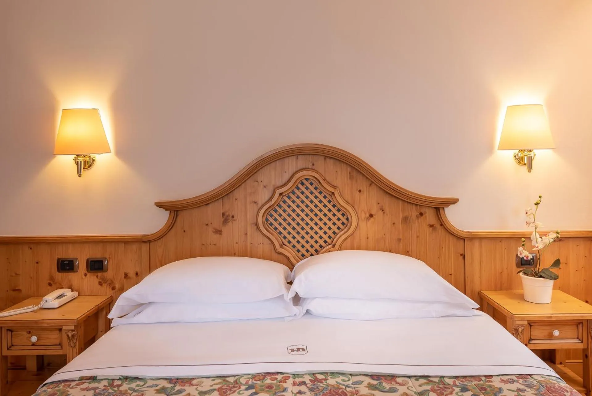 Bed in Hotel Belvedere