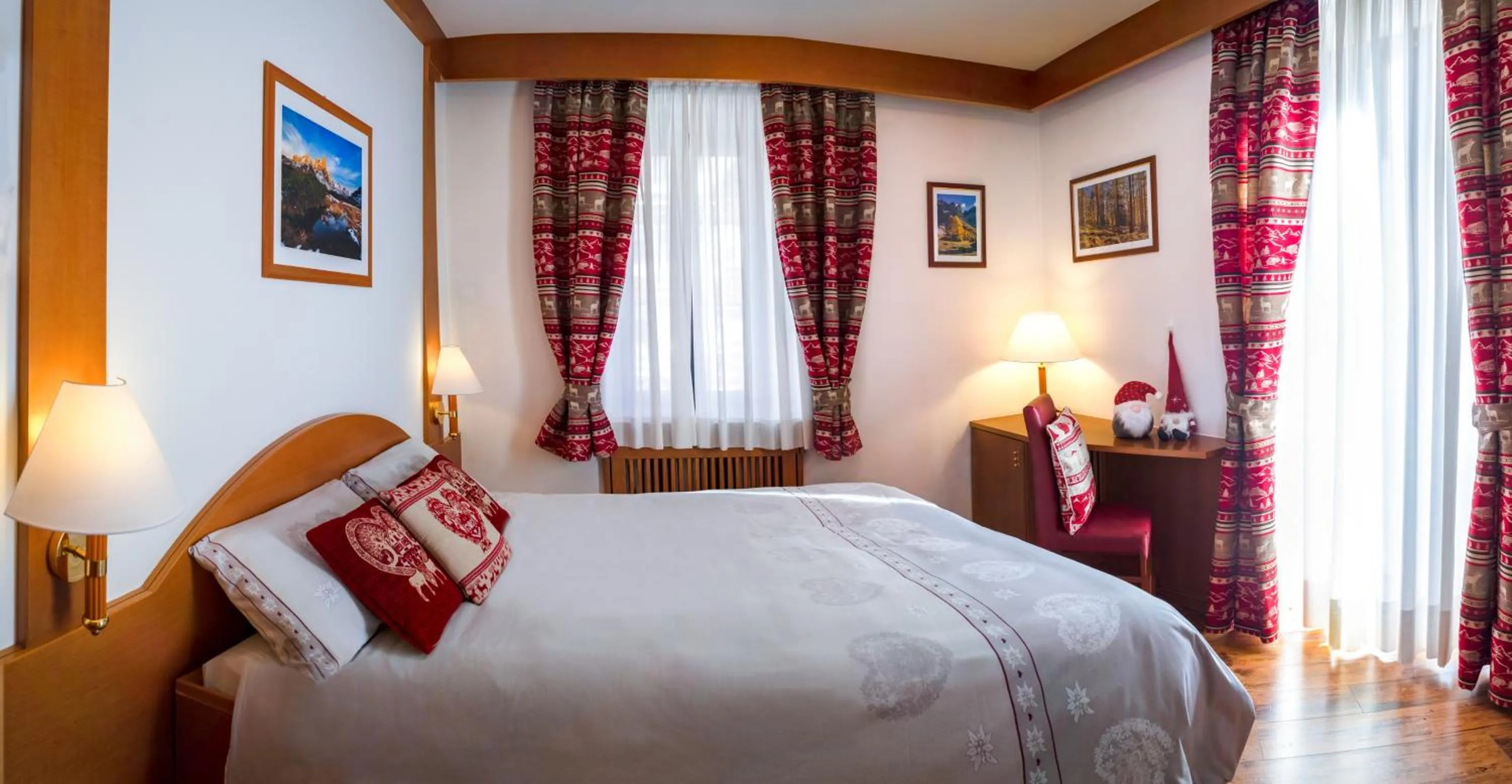 Bed in Hotel Belvedere