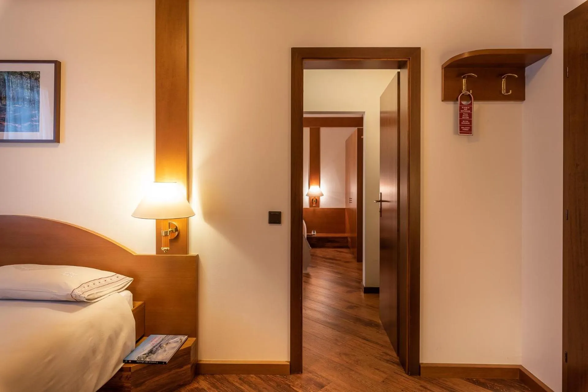 Bed in Hotel Belvedere