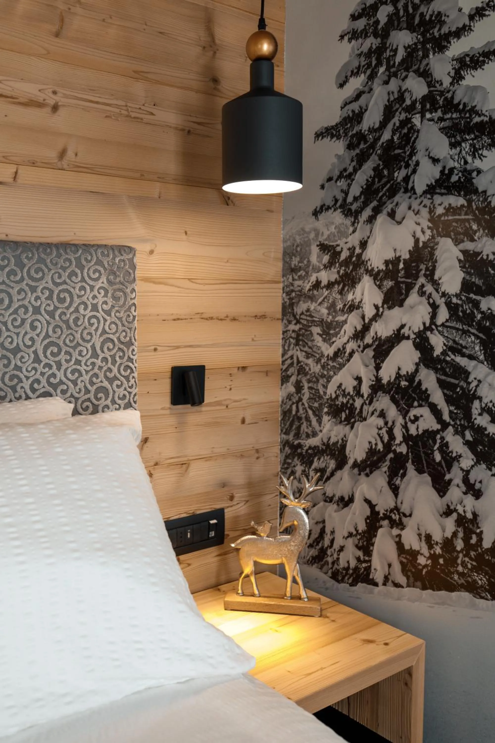 Bed in Hotel Belvedere