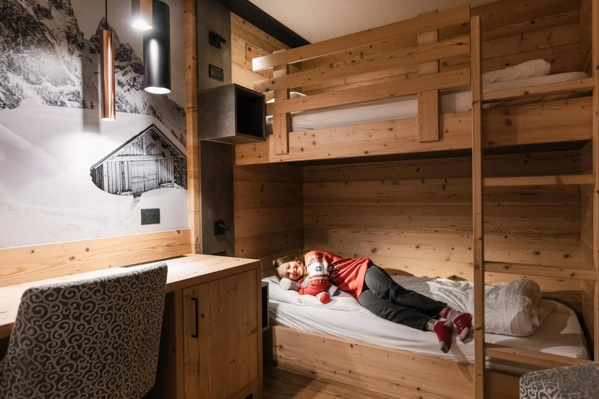 Bed in Hotel Belvedere