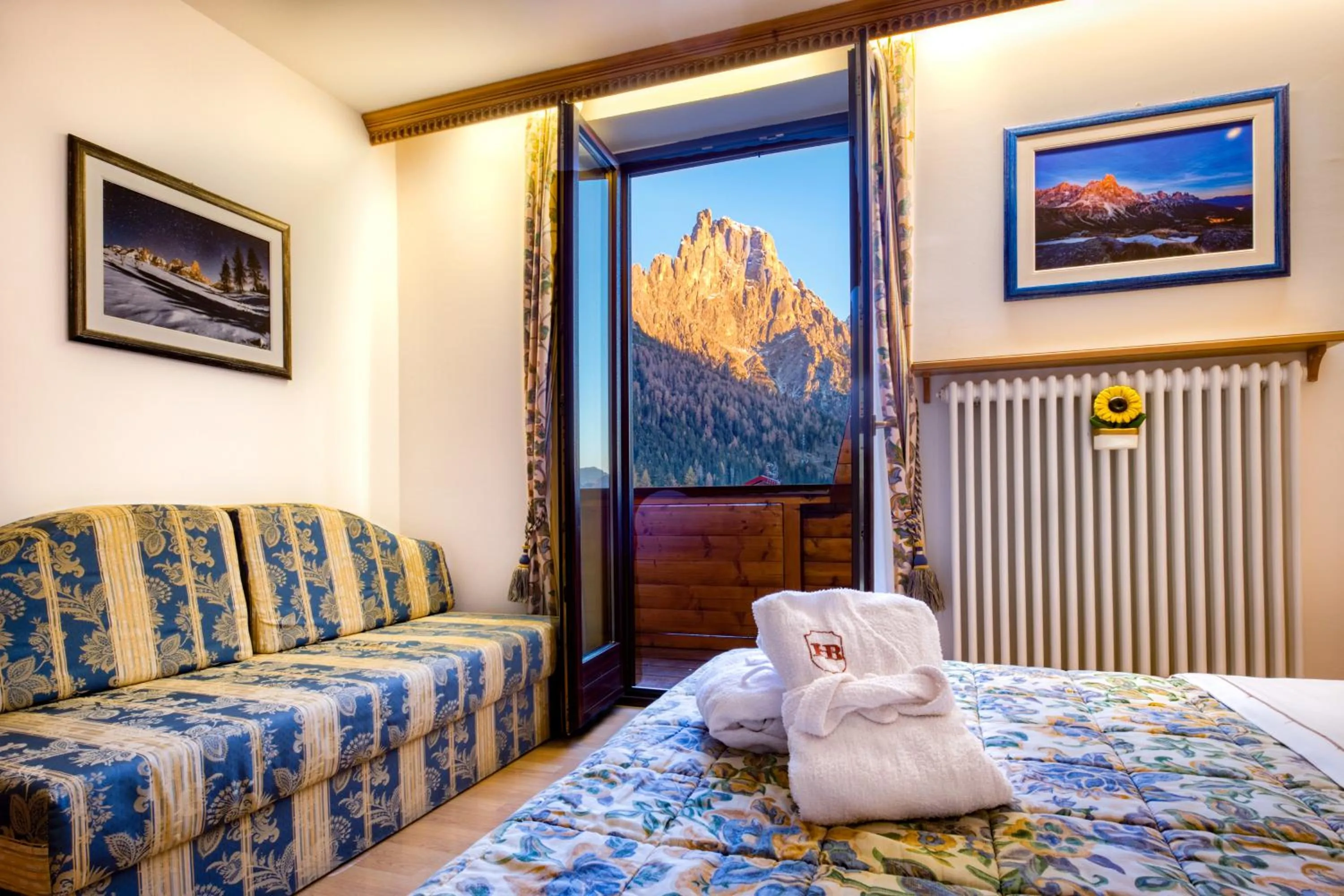 Bed in Hotel Belvedere