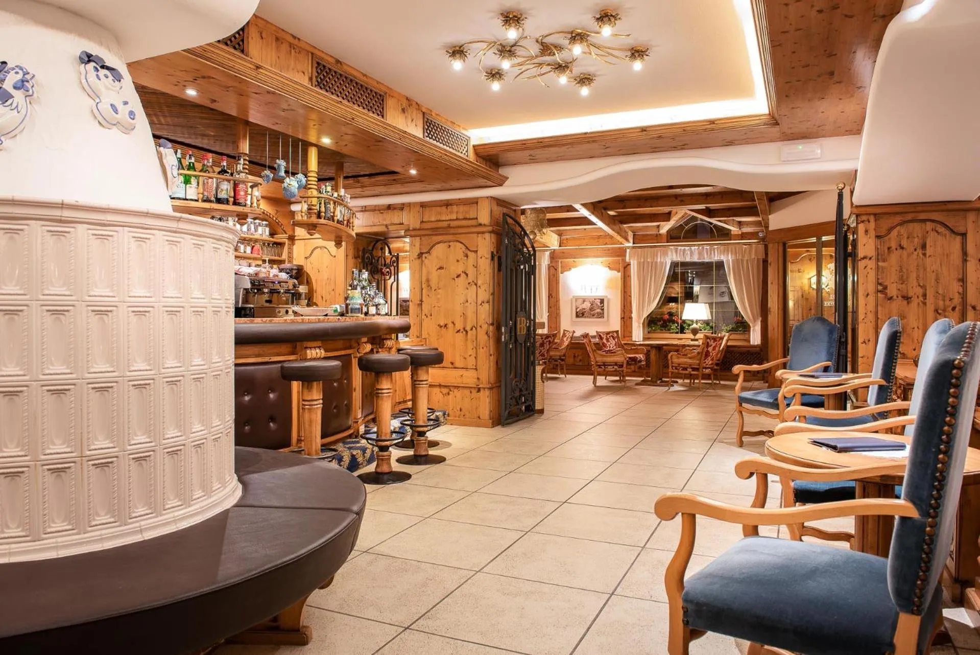 Lobby or reception in Hotel Belvedere