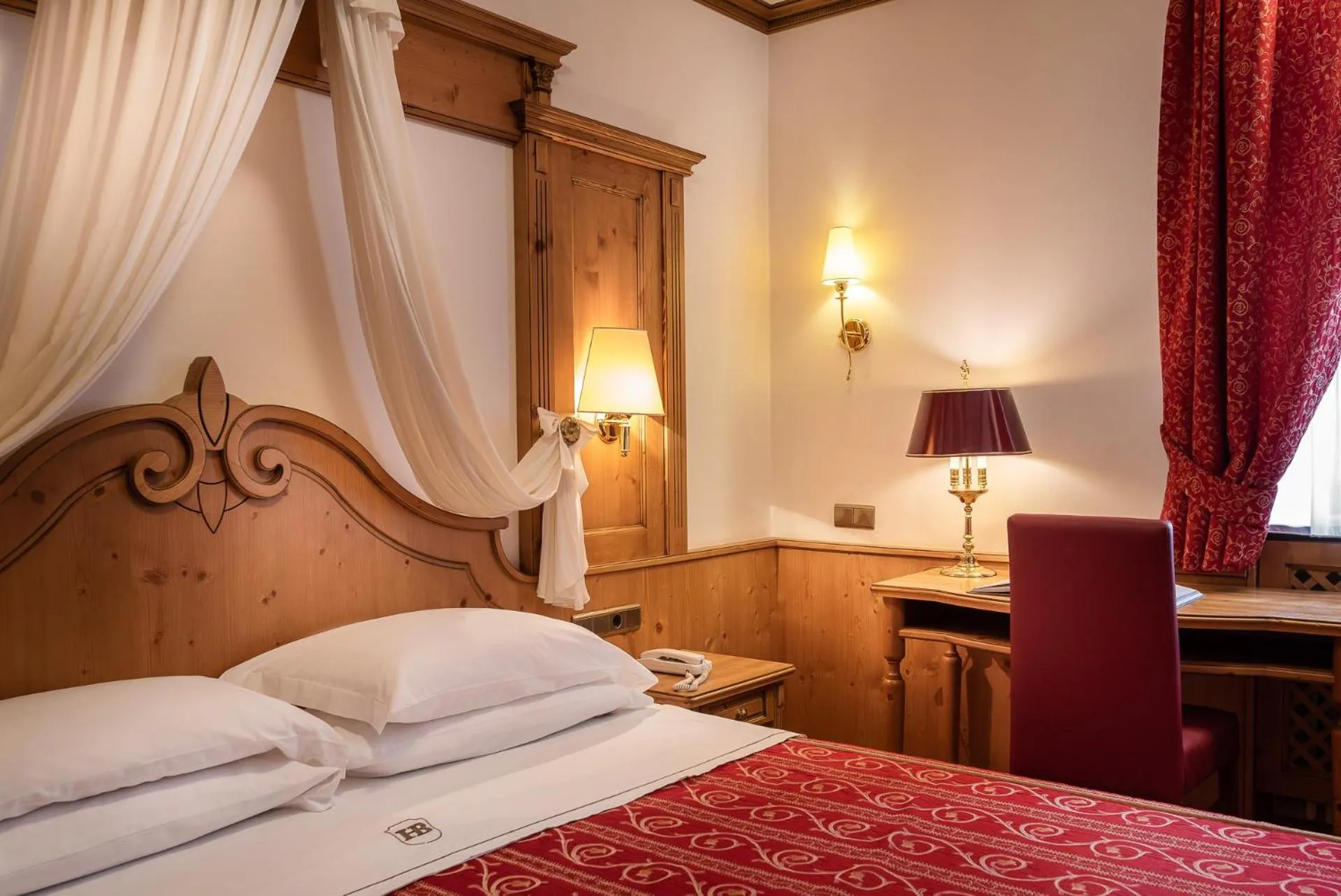 Bed in Hotel Belvedere