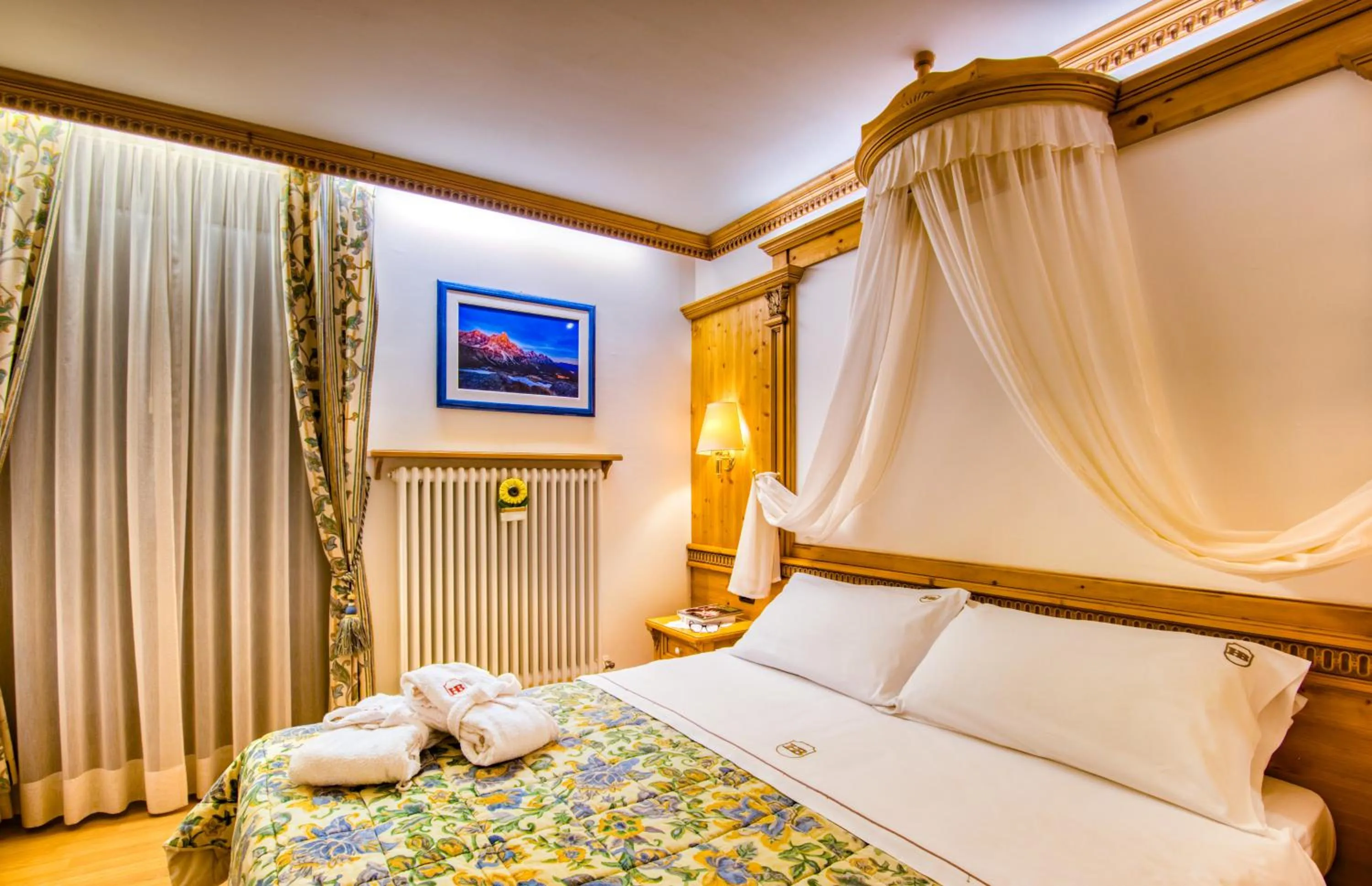 Bed in Hotel Belvedere