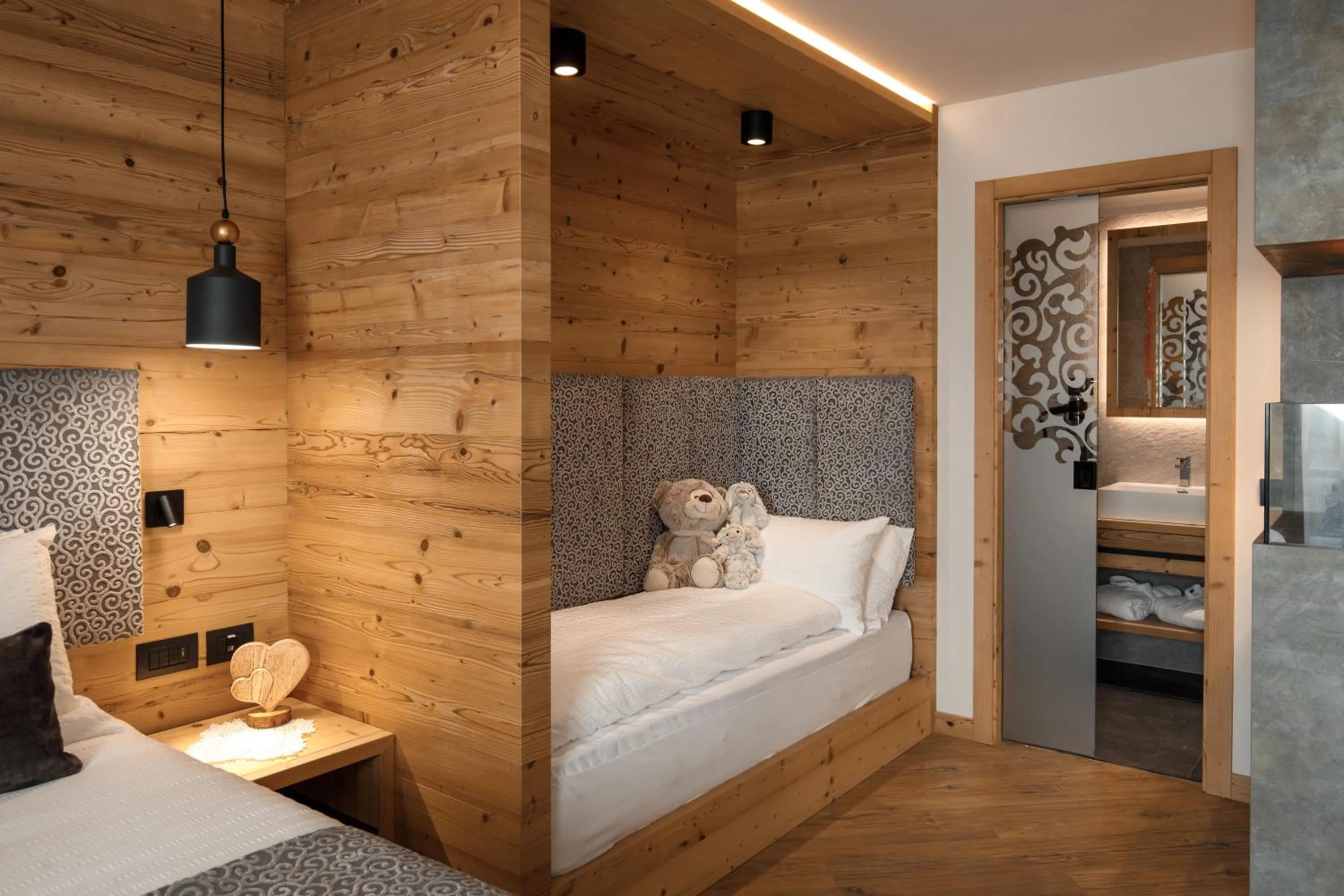 Bed in Hotel Belvedere