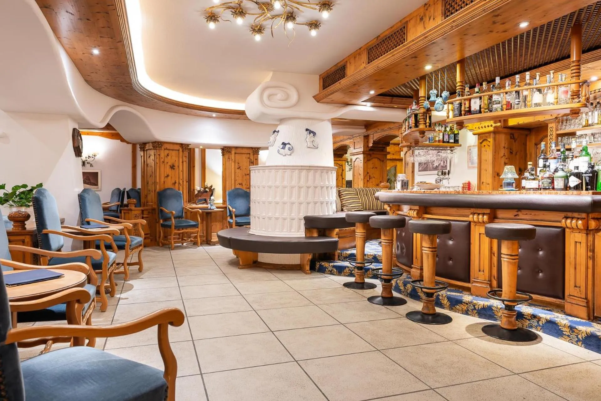 Lobby or reception in Hotel Belvedere