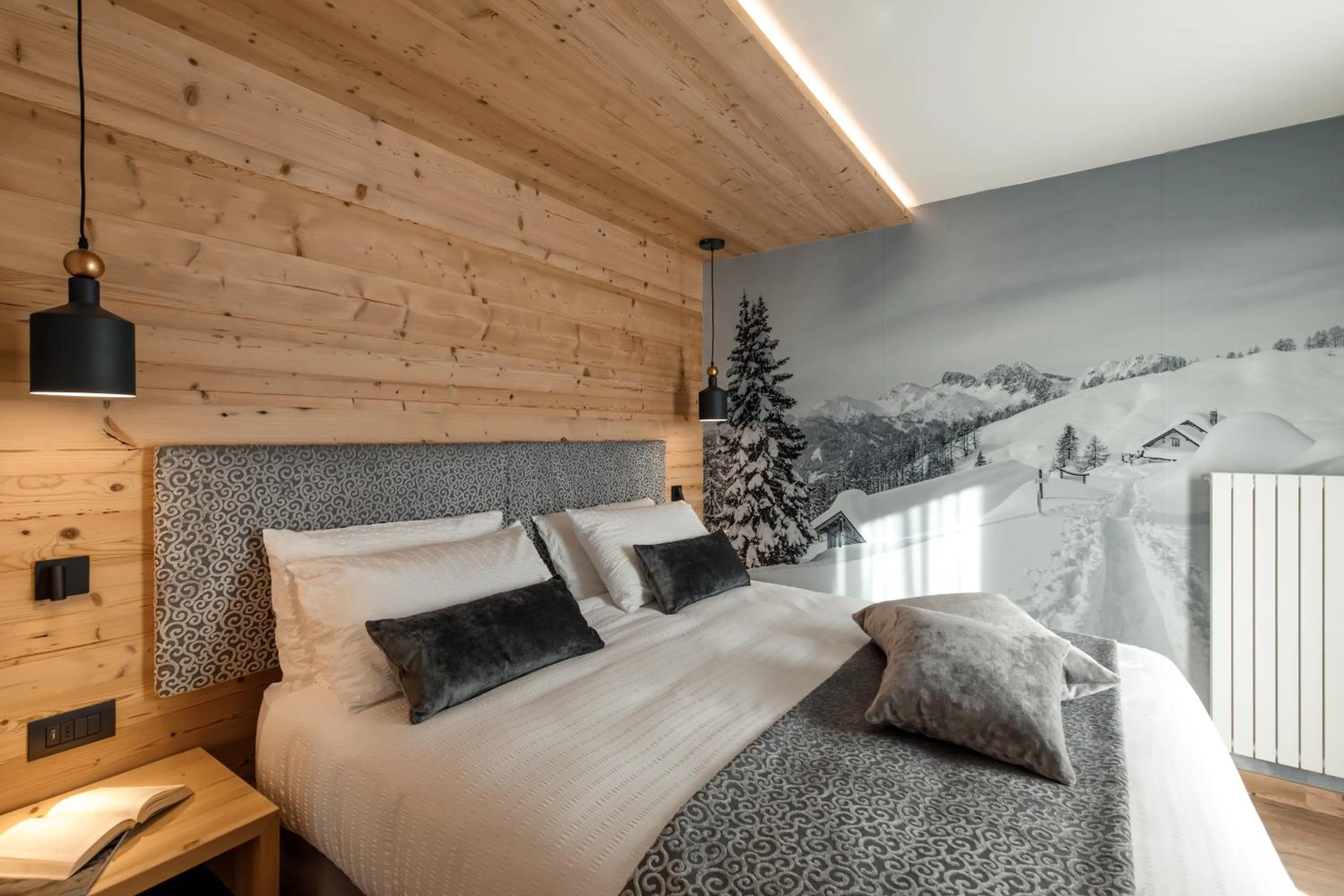 Bed in Hotel Belvedere