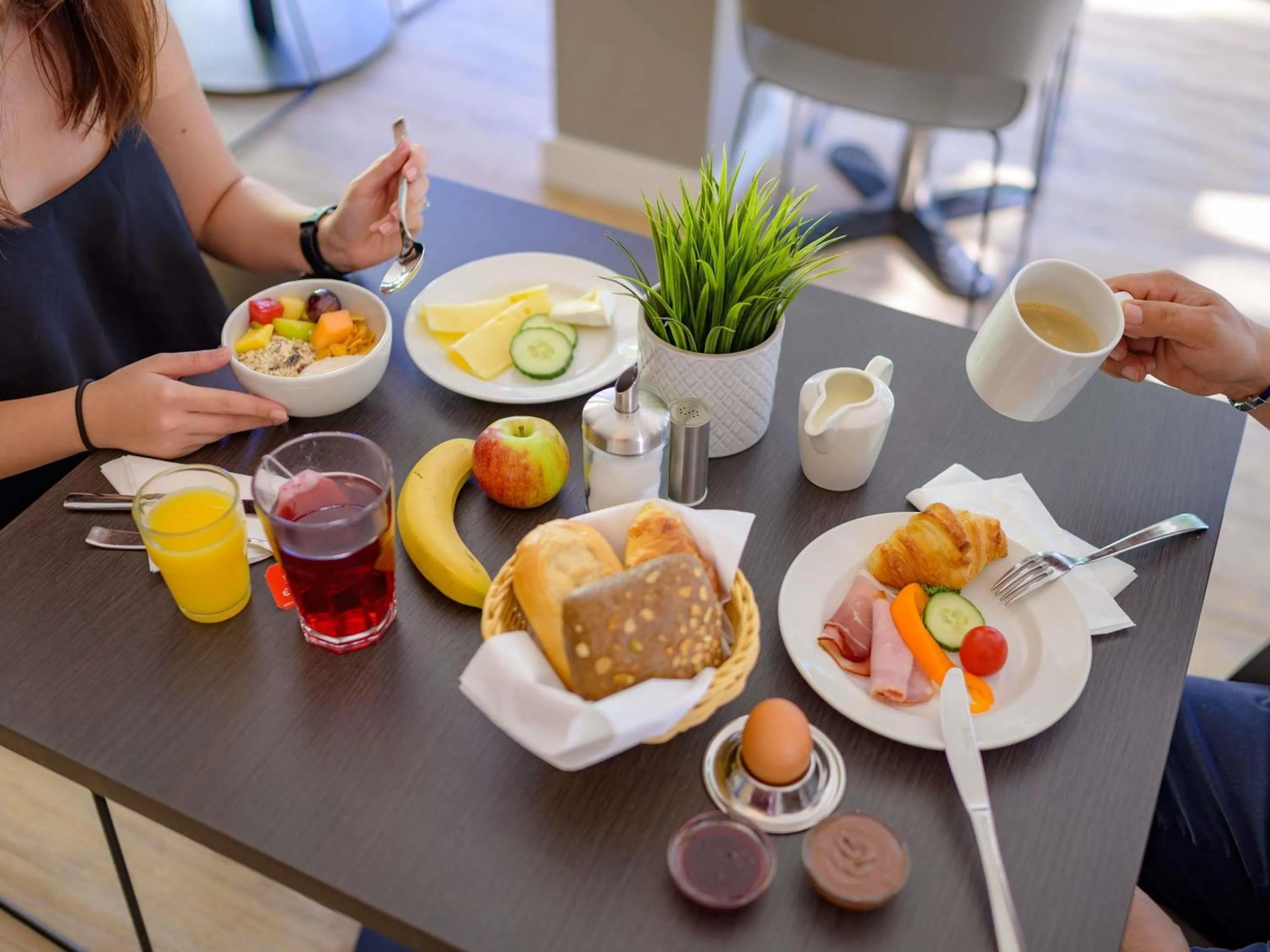 Breakfast in ibis Hotel Frankfurt Messe West