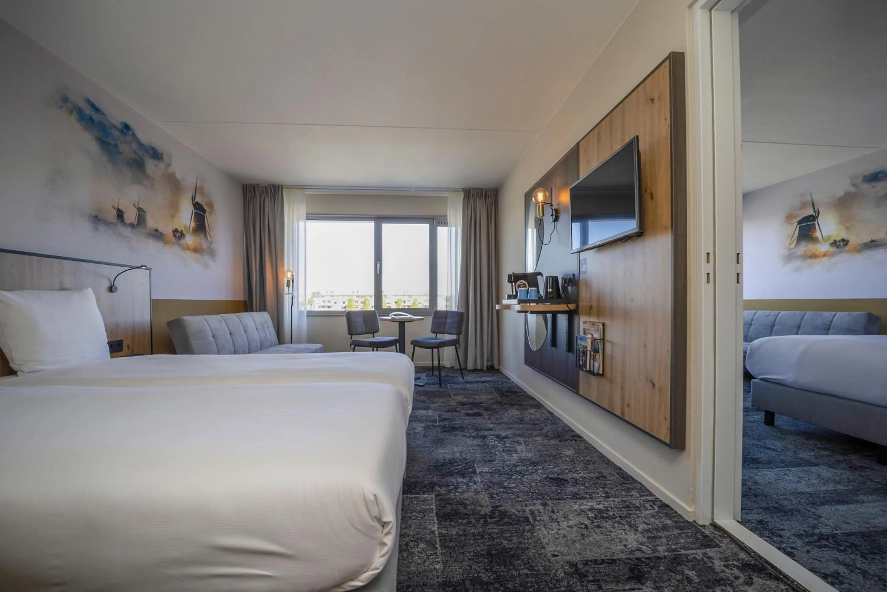 Photo of the whole room, Bed in Fletcher Hotel-Restaurant Leidschendam – Den Haag