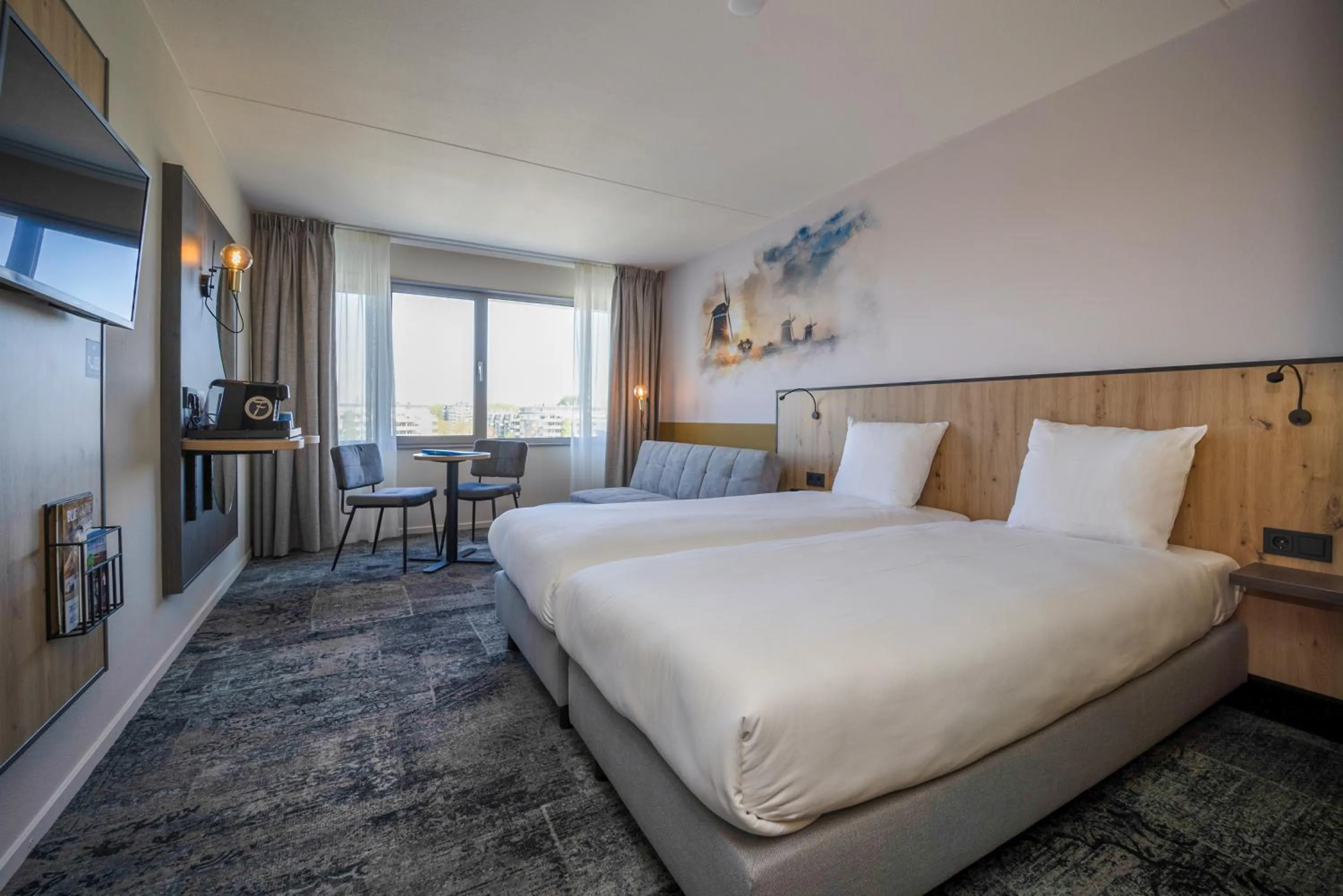 Photo of the whole room, Bed in Fletcher Hotel-Restaurant Leidschendam – Den Haag