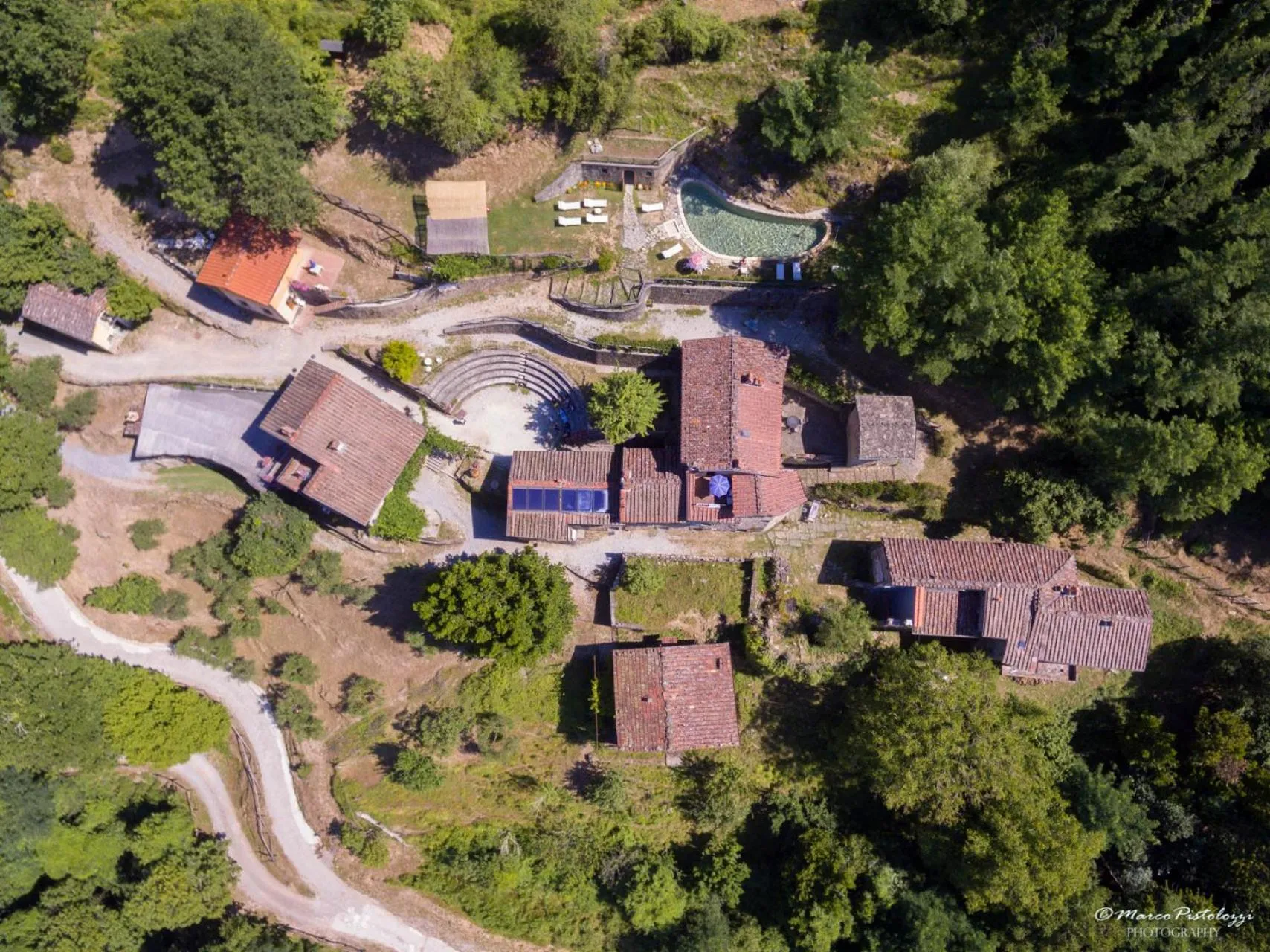 Bird's eye view in Agriturismo Pian di Fiume