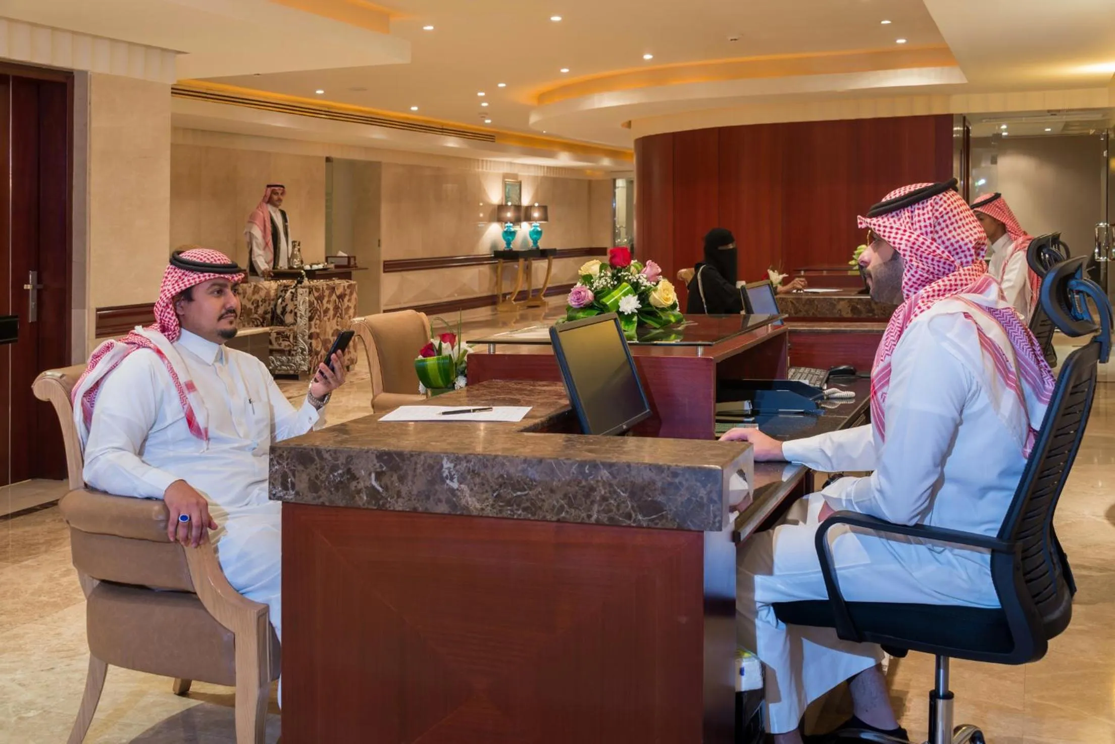 Lobby or reception in Boudl Al Shatea