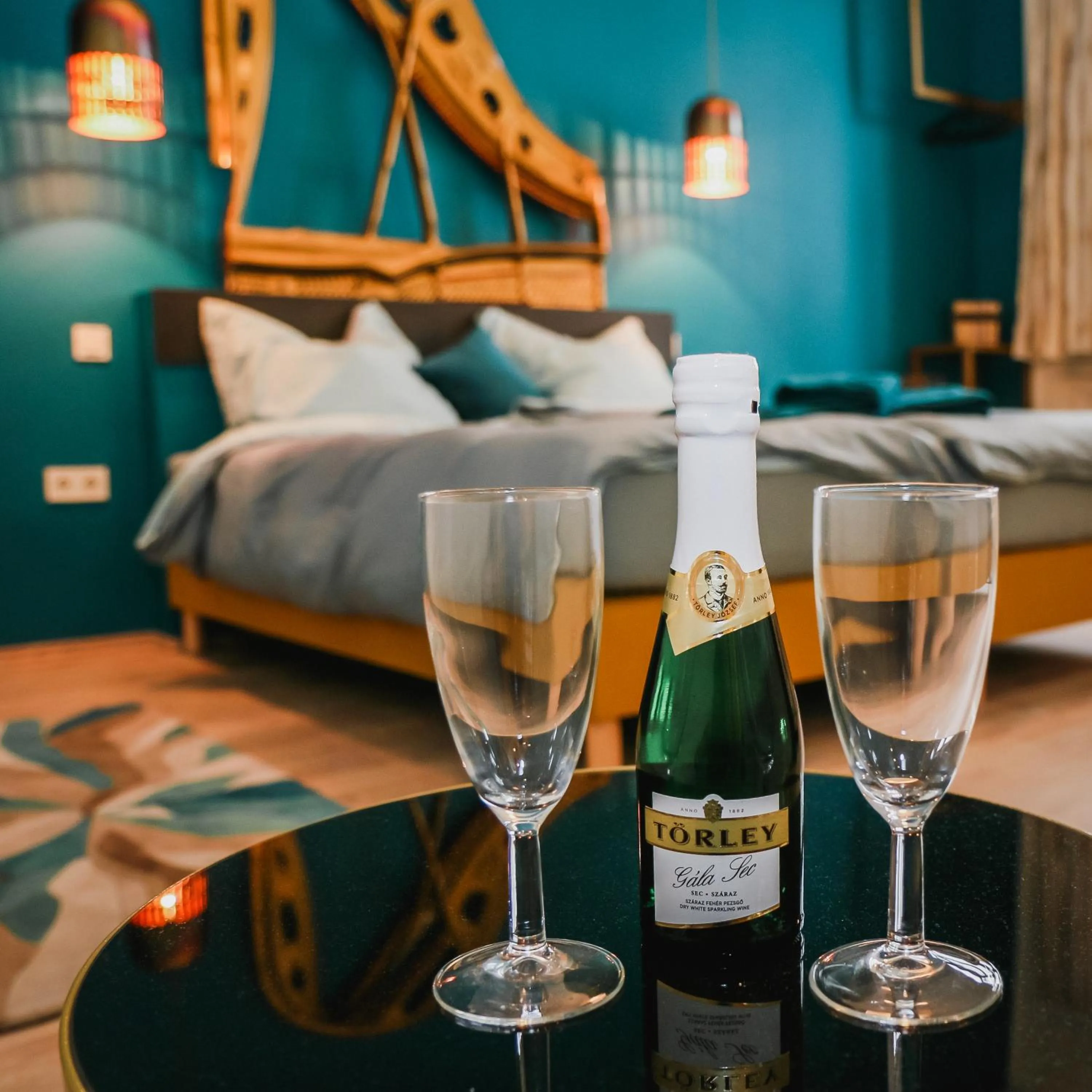 Bedroom, Bed in Park&Art Boutique Suites