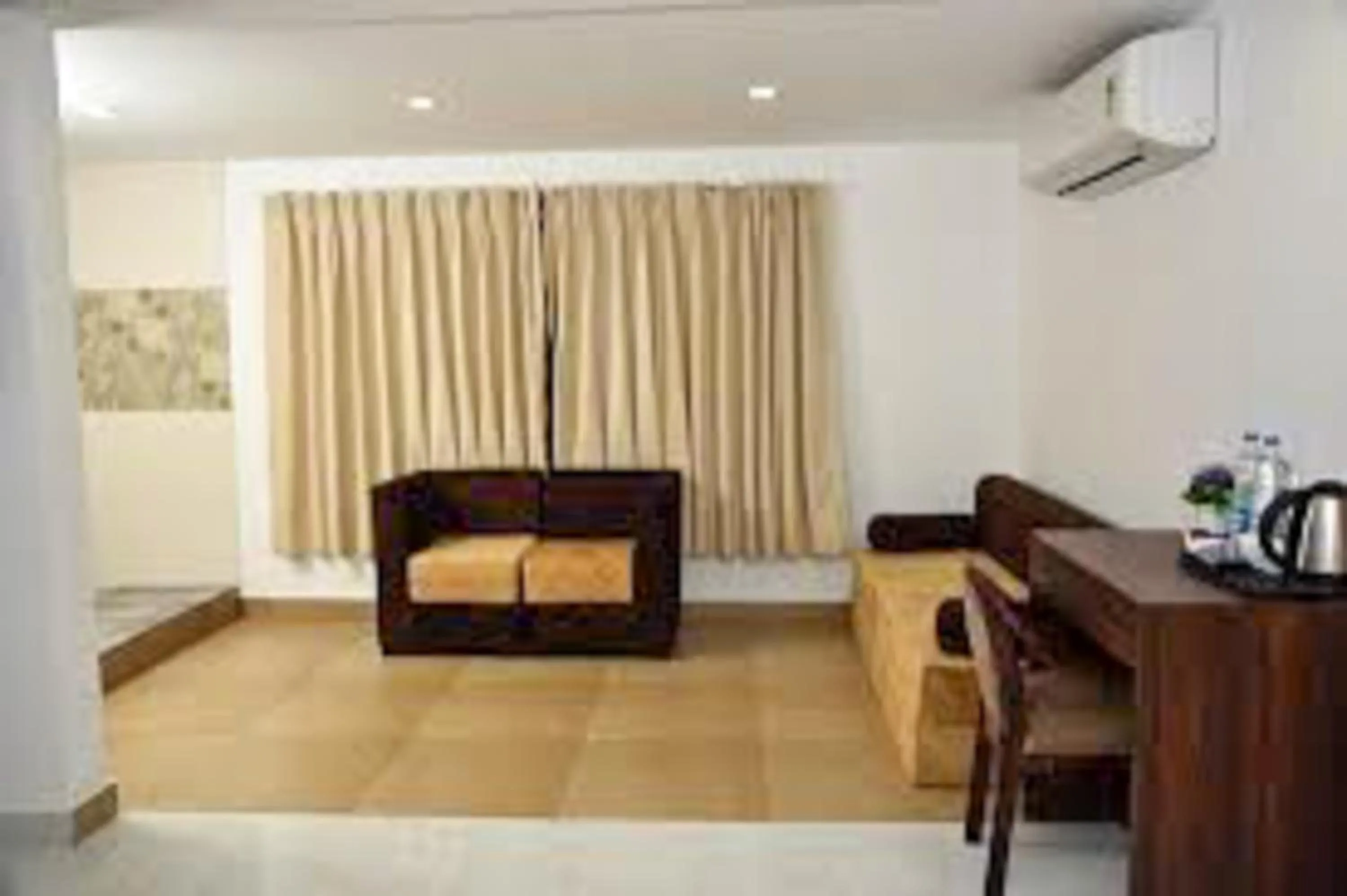 Seating area in De Falcon Goa Beach Resort