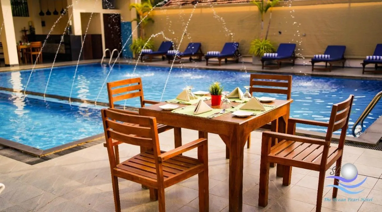 Swimming pool in The Ocean Pearl Hotel Negombo