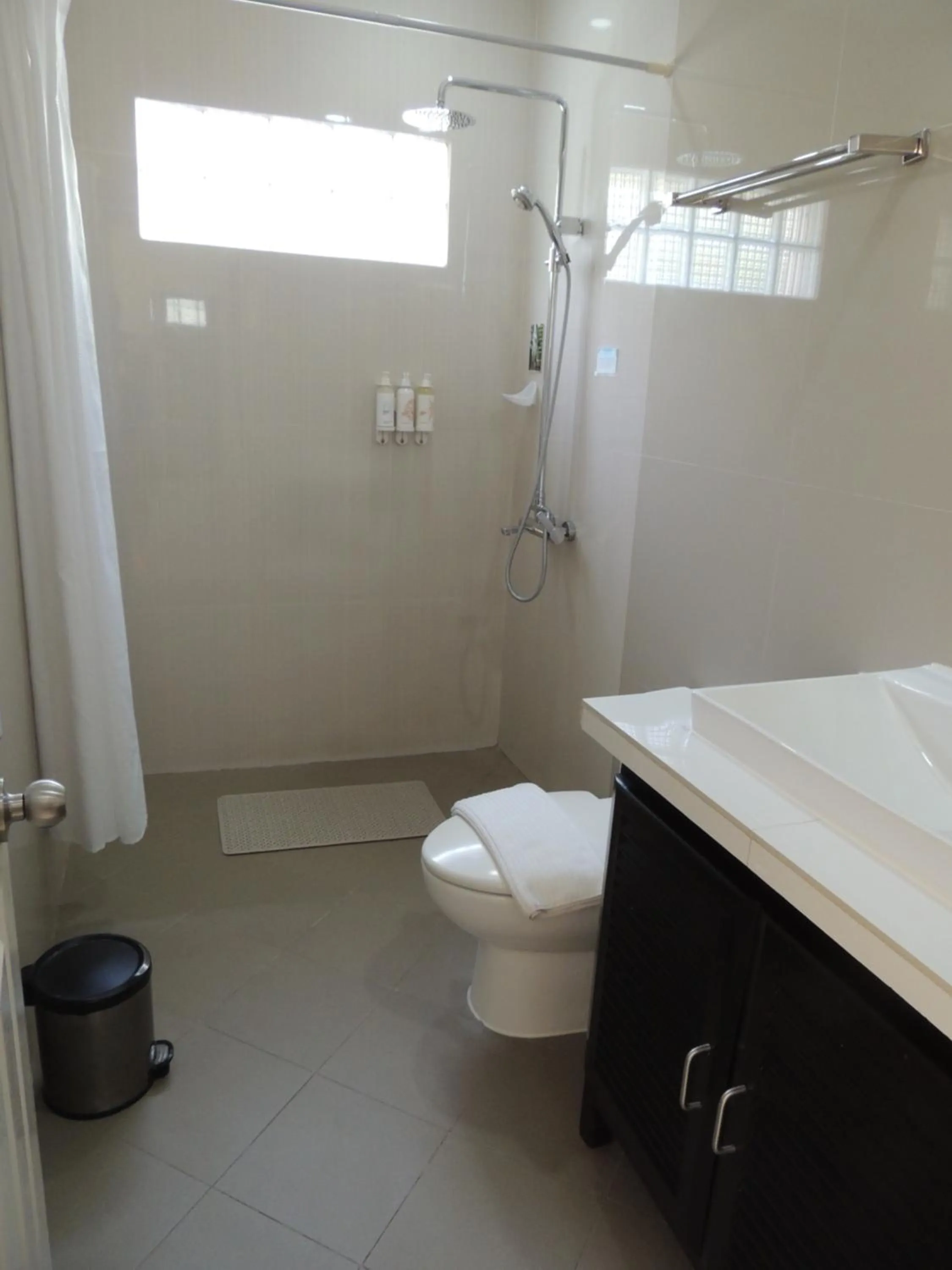 Bathroom in AJ's Place Beach Resort