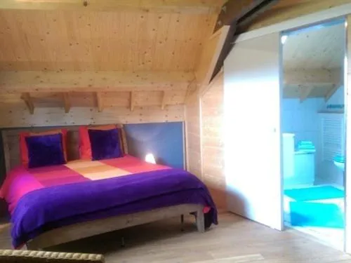 Bedroom, Bed in Le Chalet Champenois