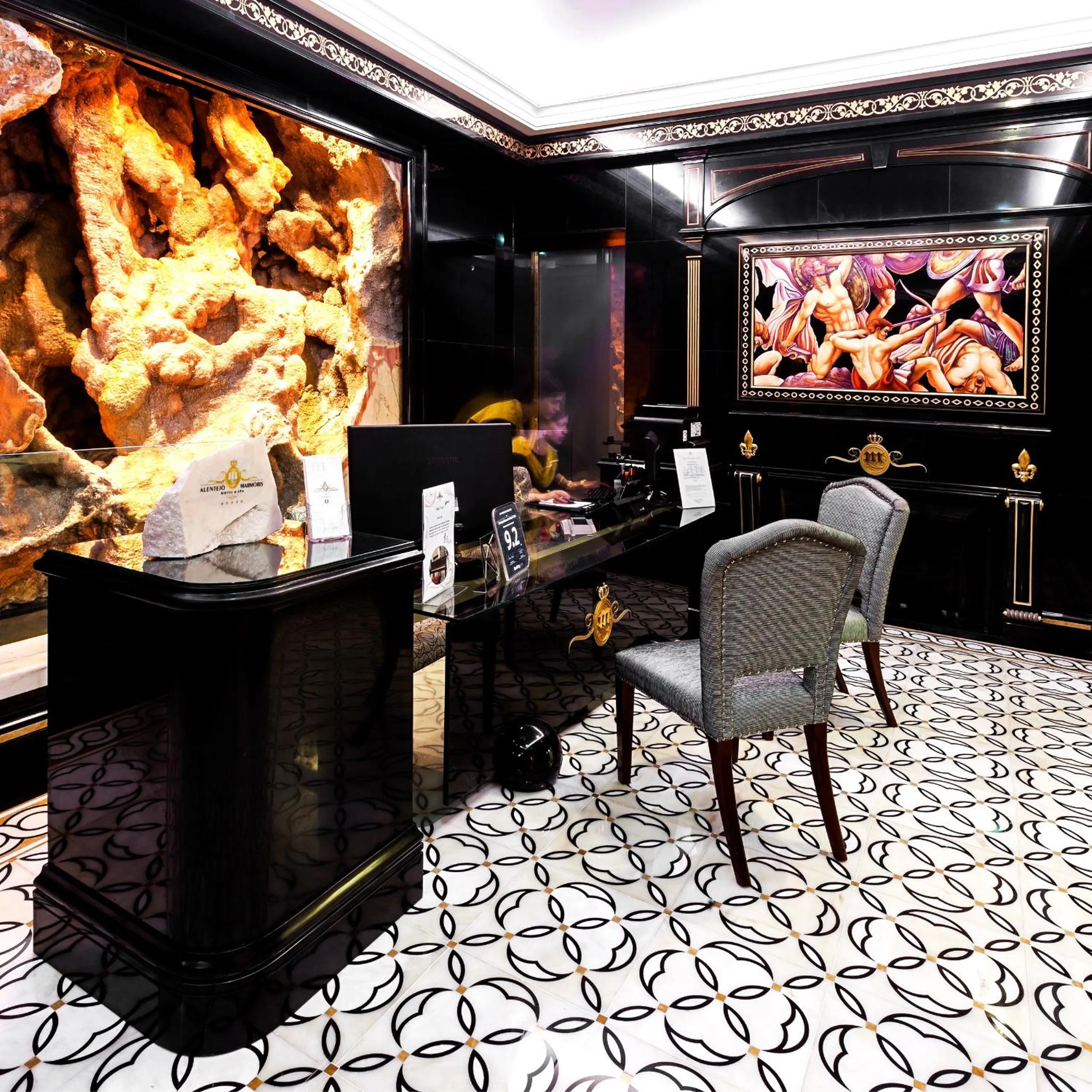 Lobby or reception in Alentejo Marmòris Hotel & Spa