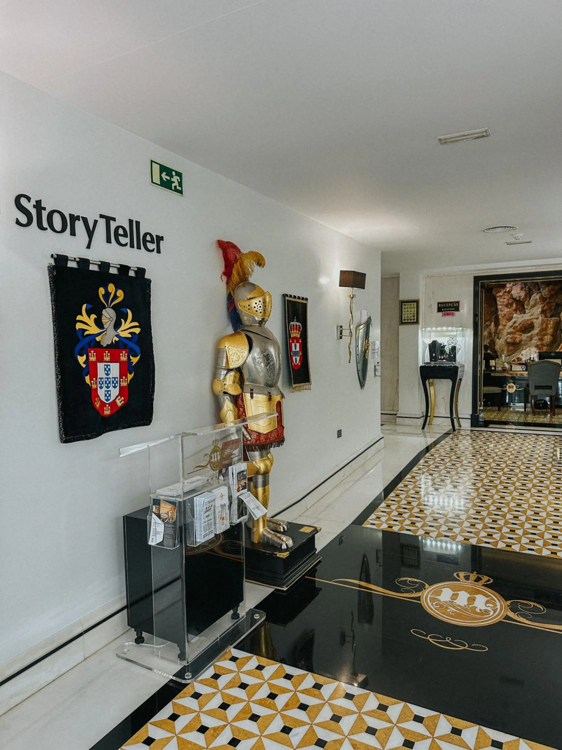 Lobby or reception in Alentejo Marmòris Hotel & Spa