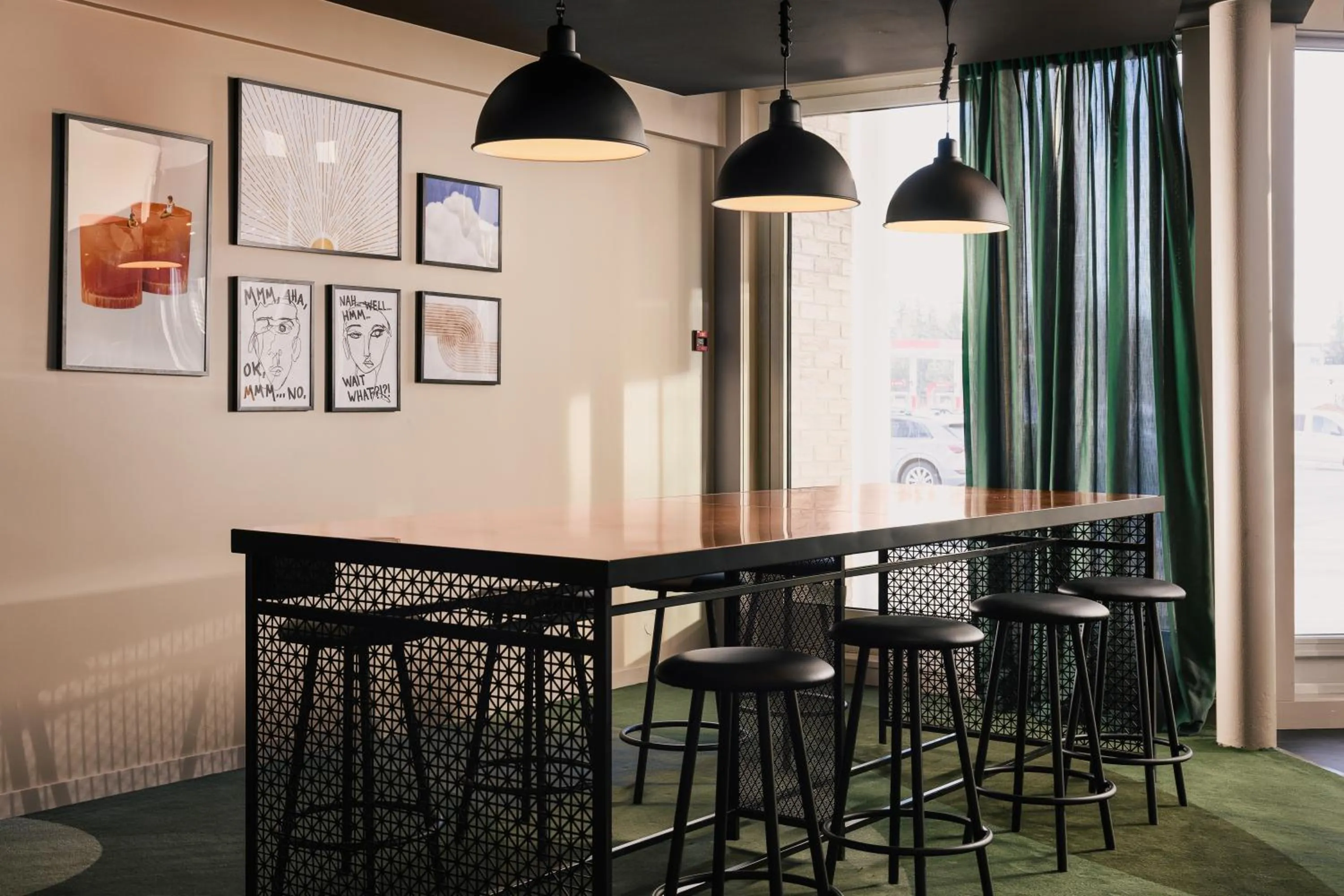 Lobby or reception in Scandic Gardermoen