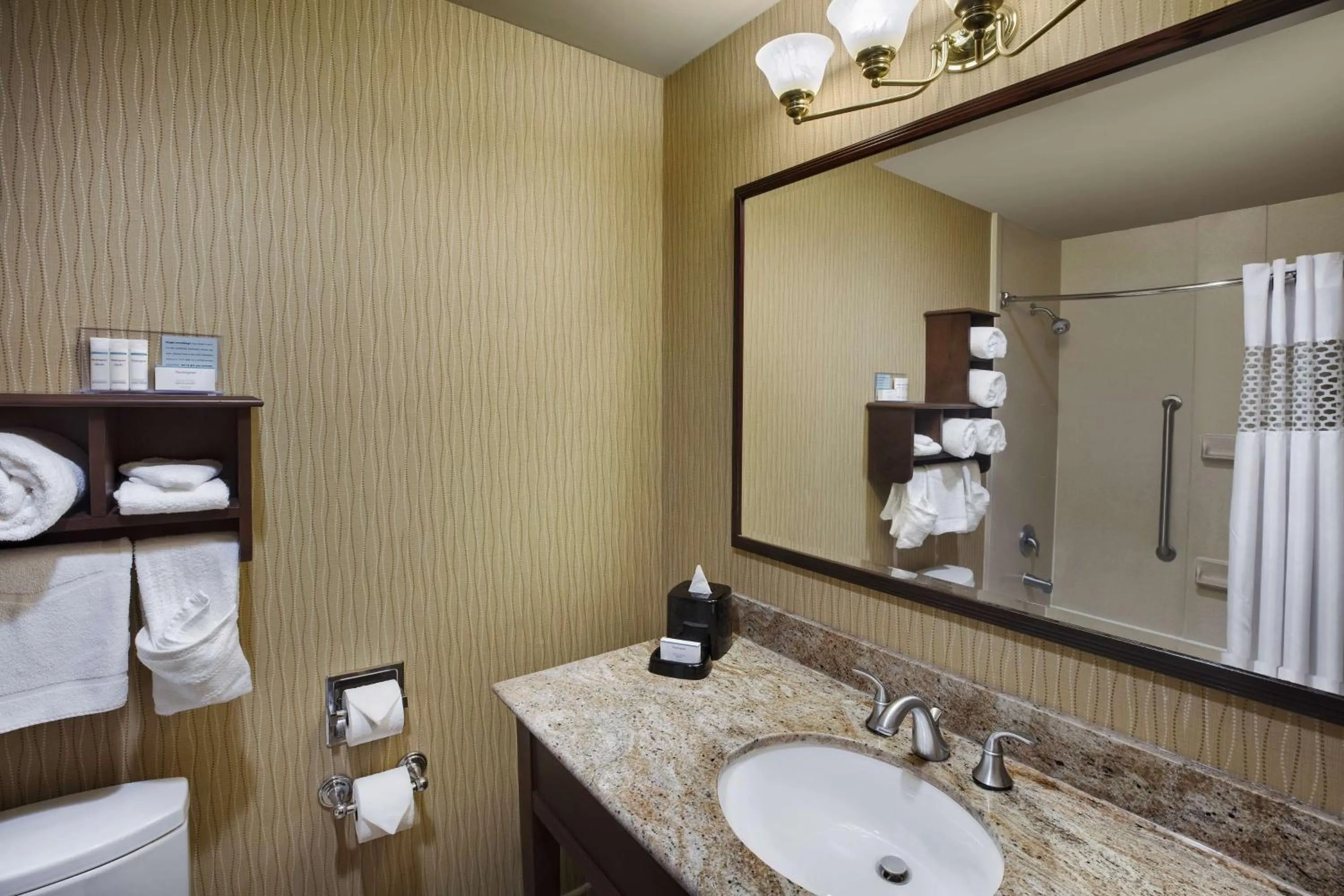 Bathroom in Hampton Inn West Palm Beach Central Airport