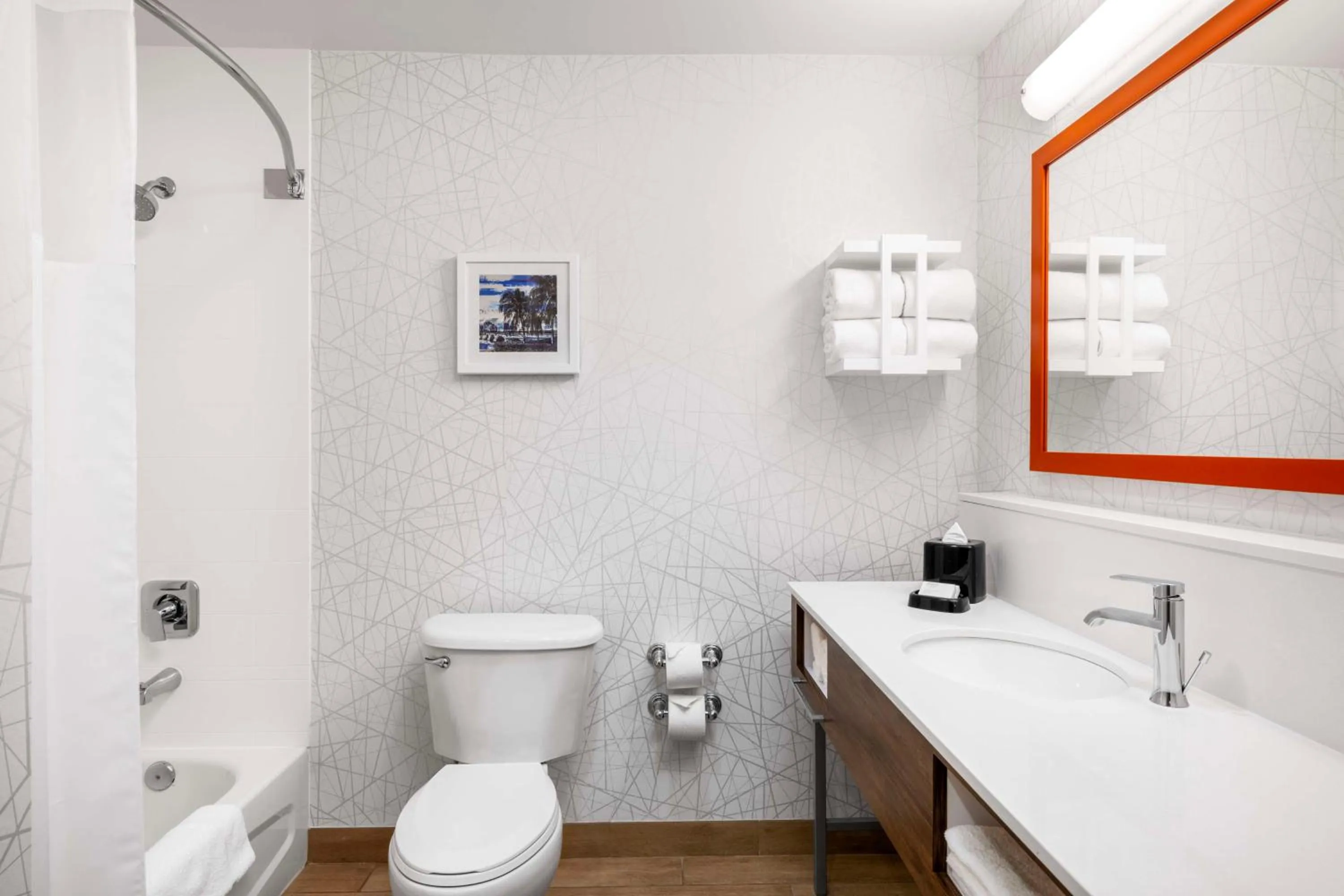 Bathroom in Hampton Inn West Palm Beach Central Airport