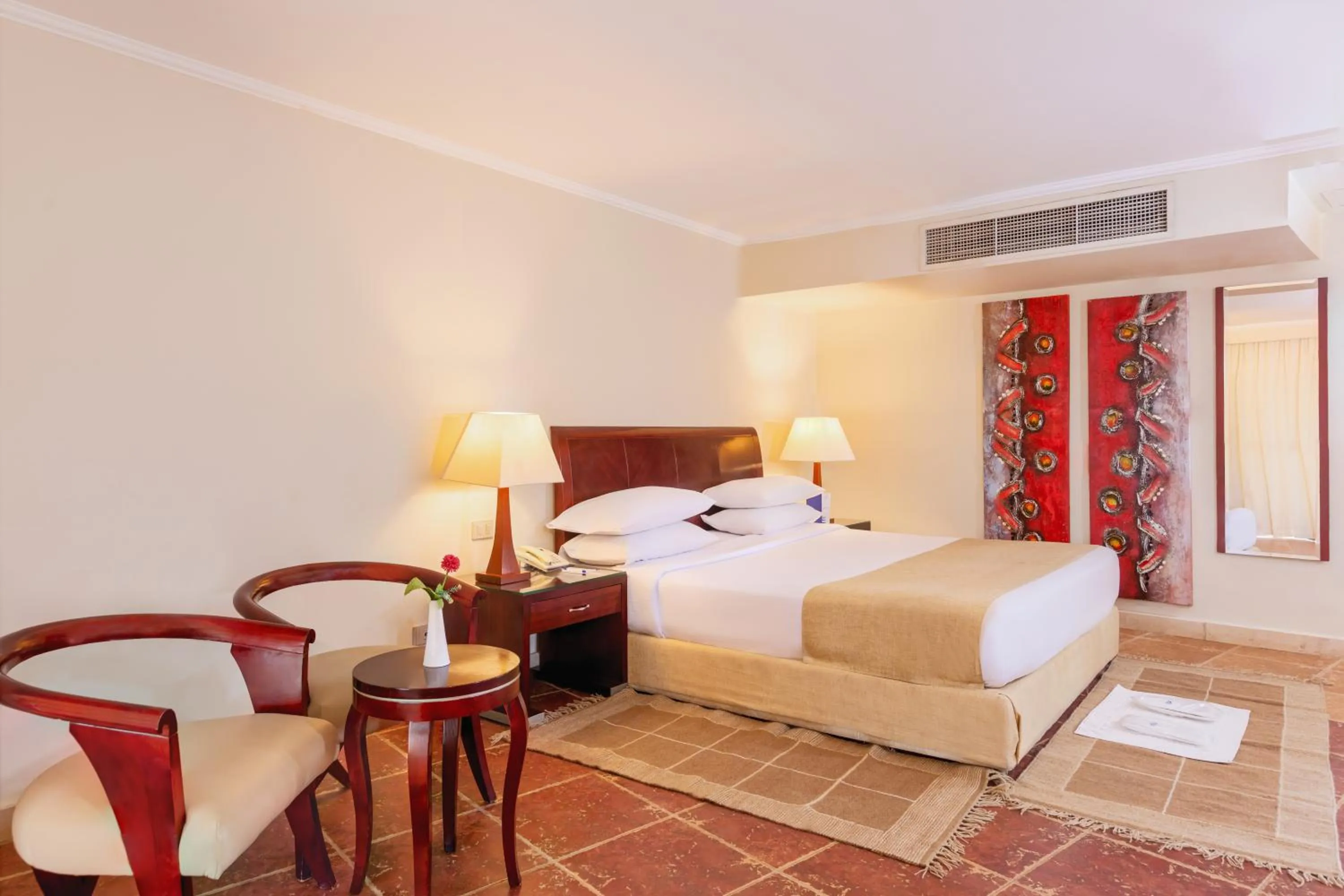 Bedroom, Bed in Coral Sea Beach and Aqua Park