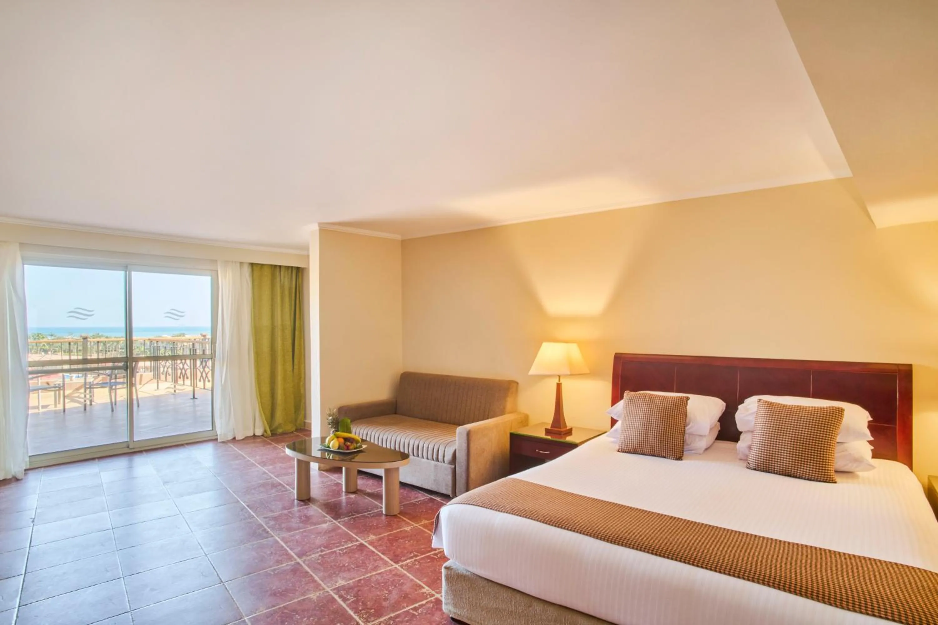 Bedroom, Bed in Coral Sea Beach and Aqua Park