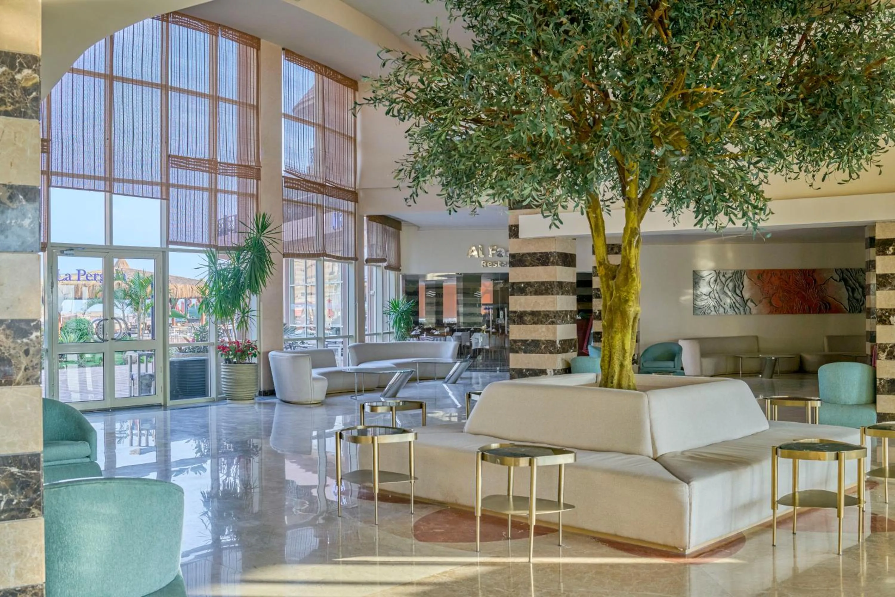 Lobby or reception in Coral Sea Beach and Aqua Park