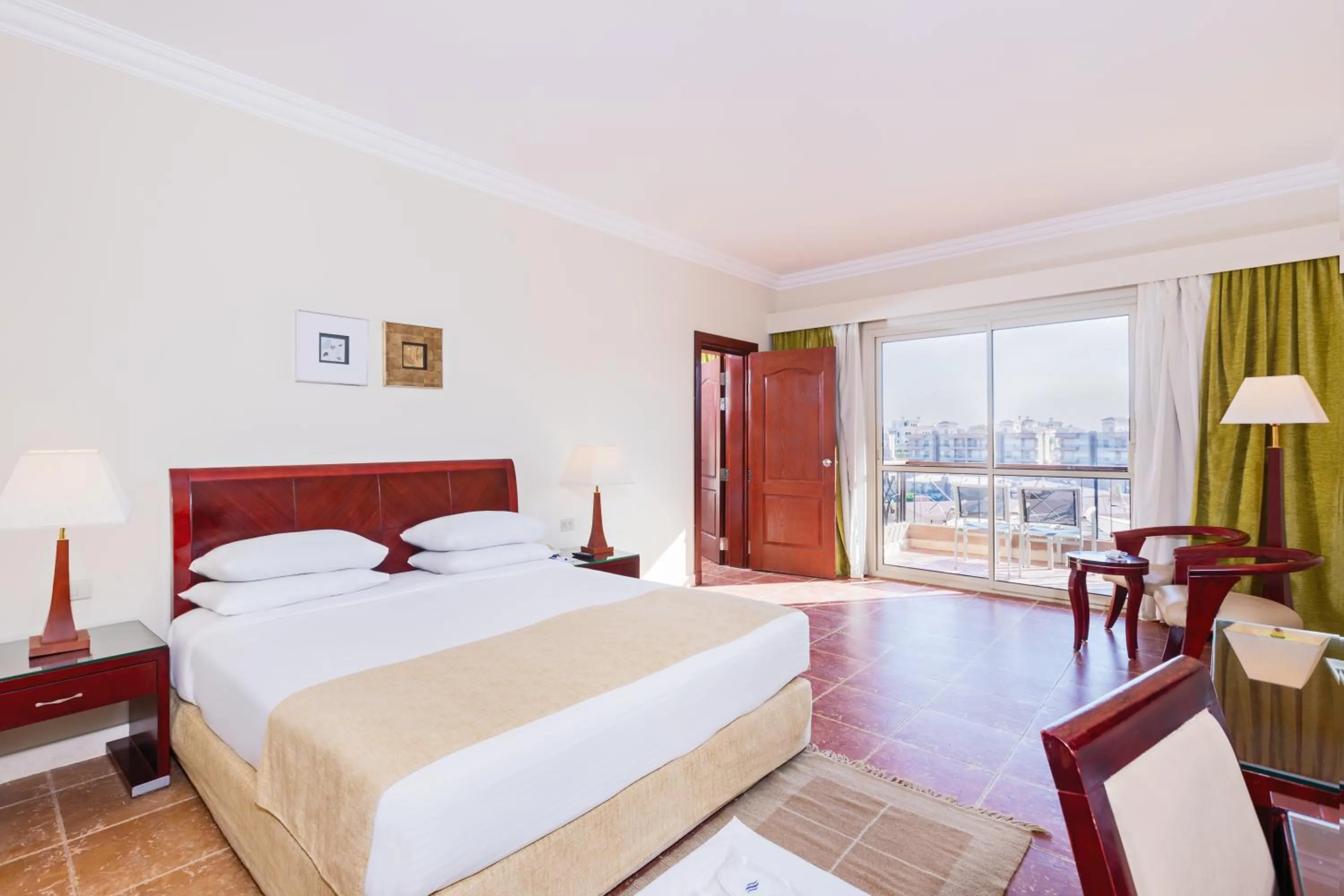 Bedroom, Bed in Coral Sea Beach and Aqua Park