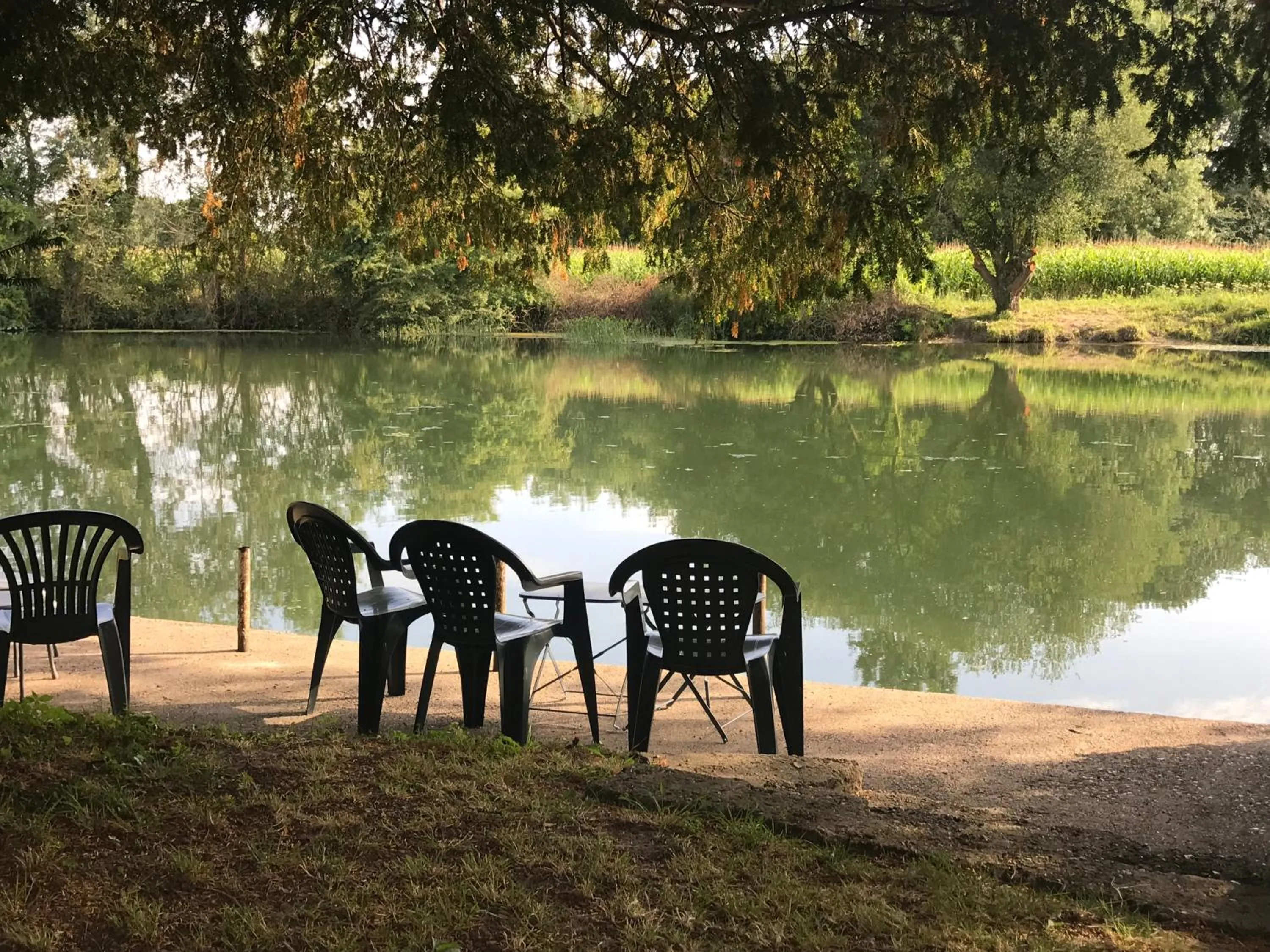 Patio in L'Auberge du Port des Roches