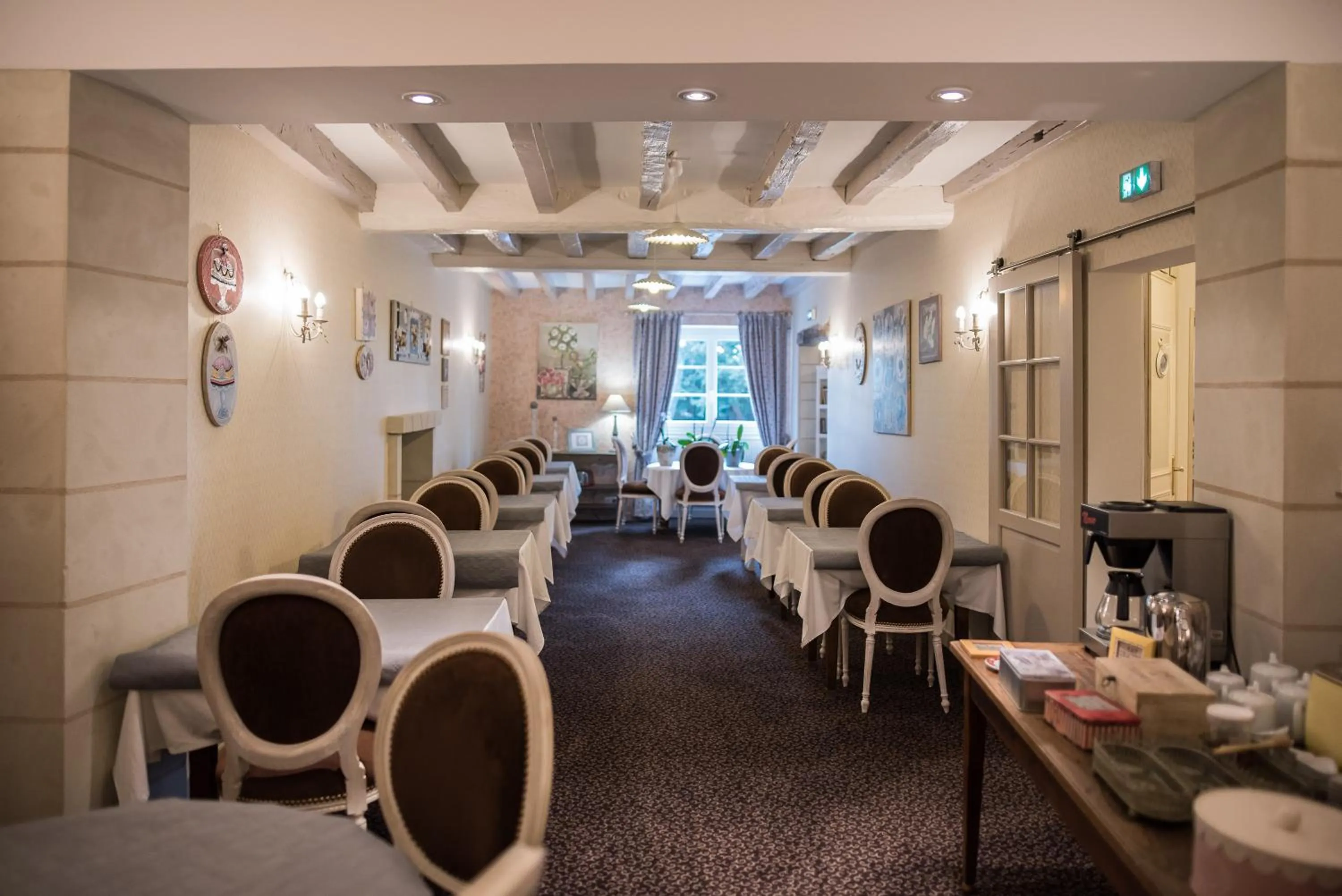 Buffet breakfast in L'Auberge du Port des Roches