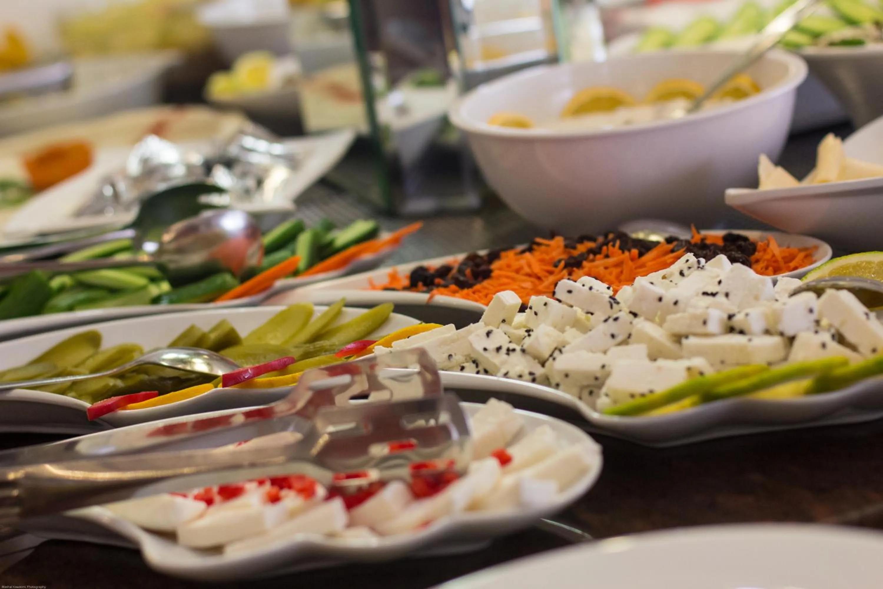 Food close-up in Golden Walls Hotel
