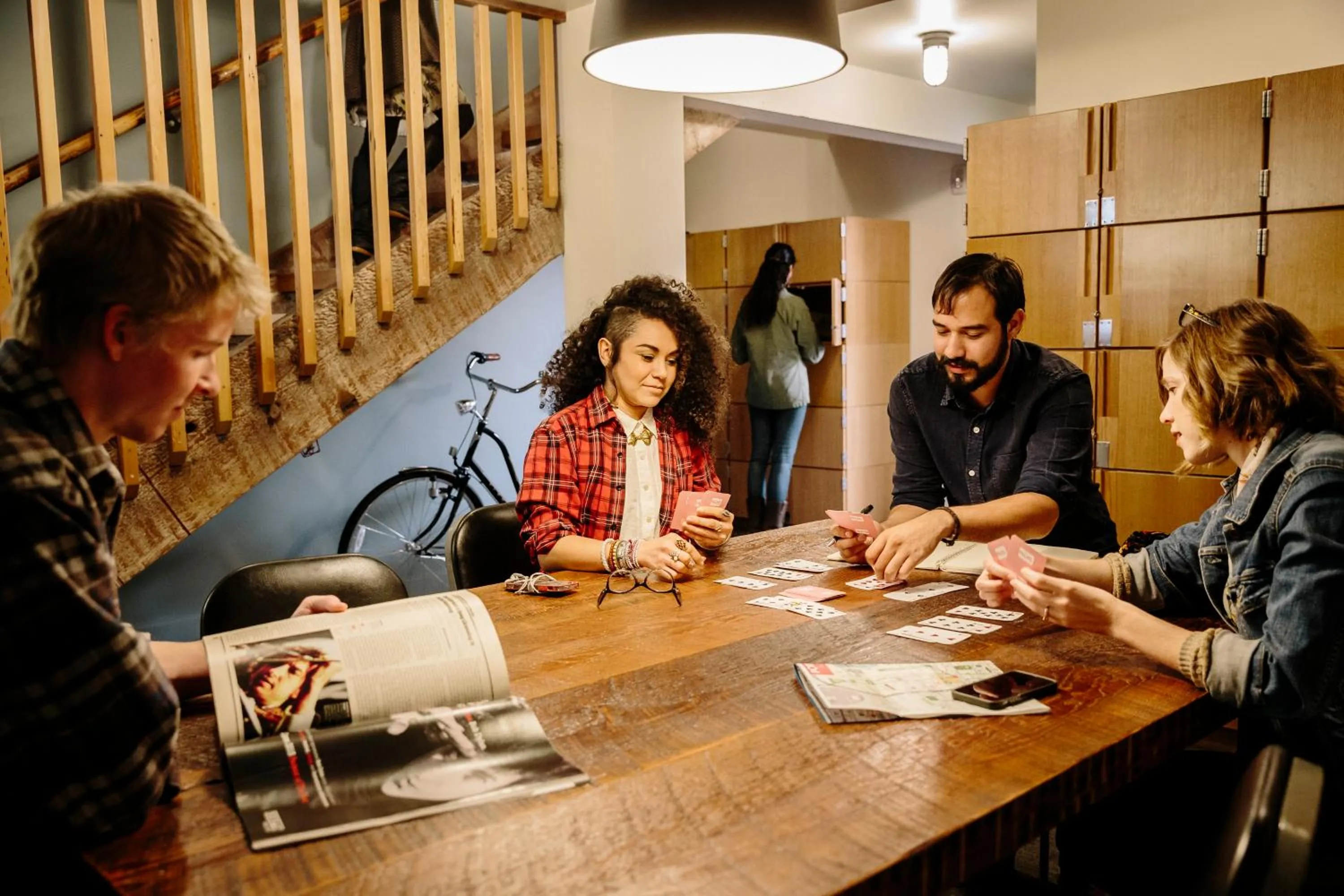 People in The Society Hotel