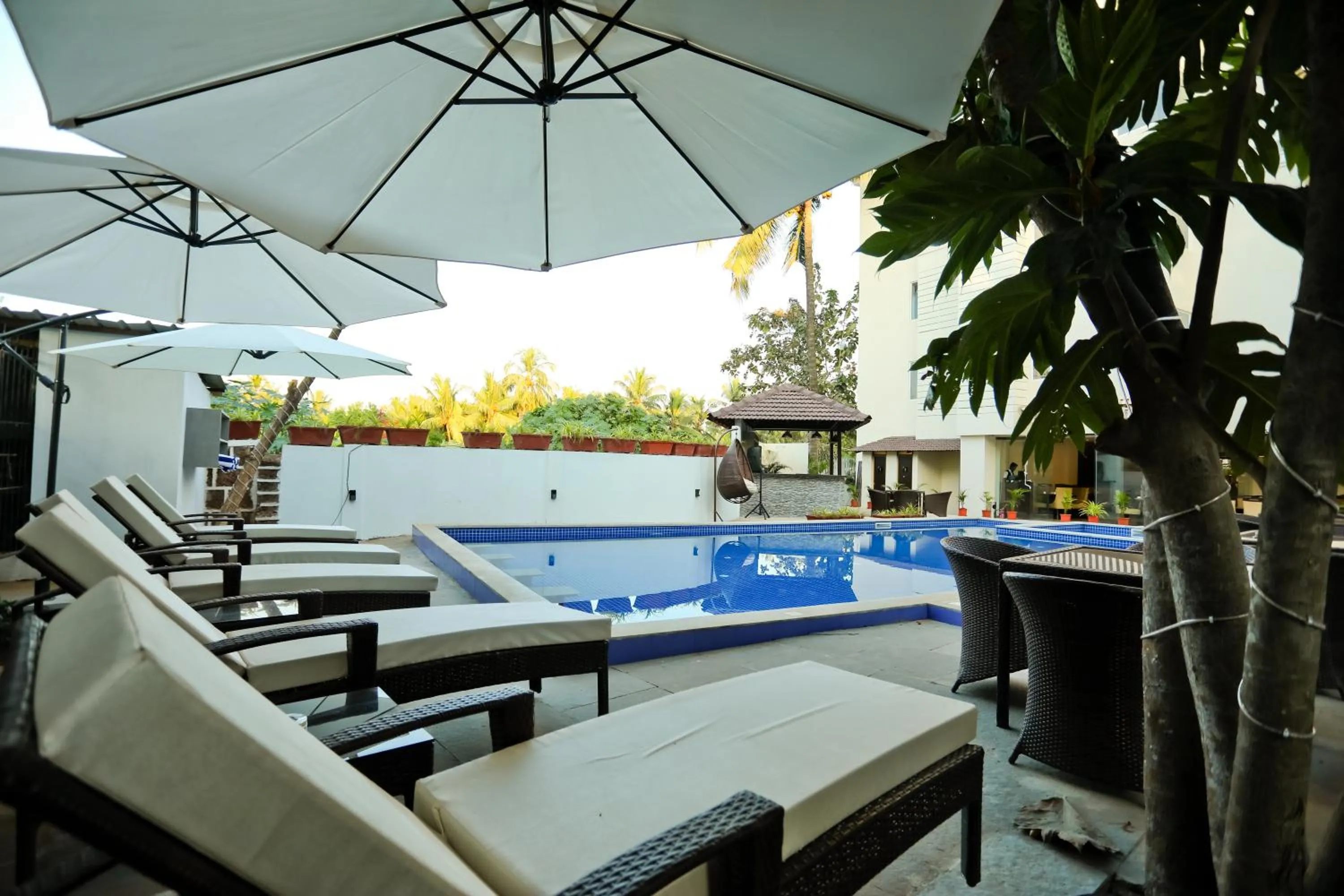 Pool view in Amara Grand Baga,Goa