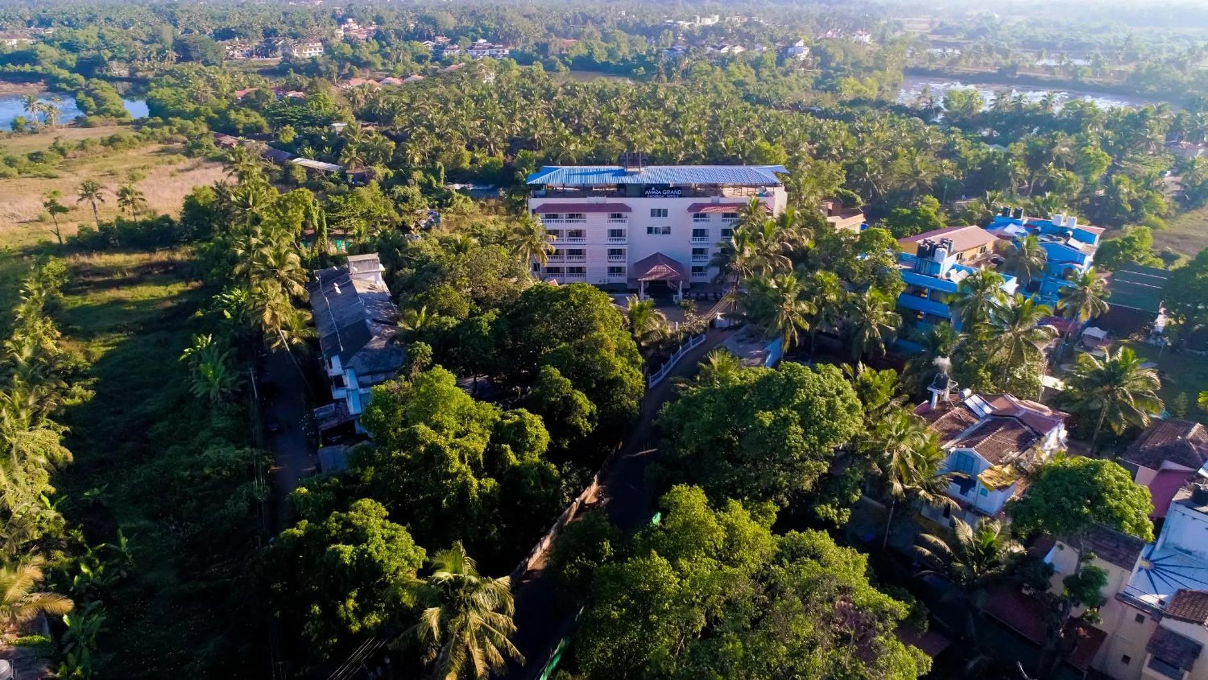 Bird's eye view in Amara Grand Baga,Goa