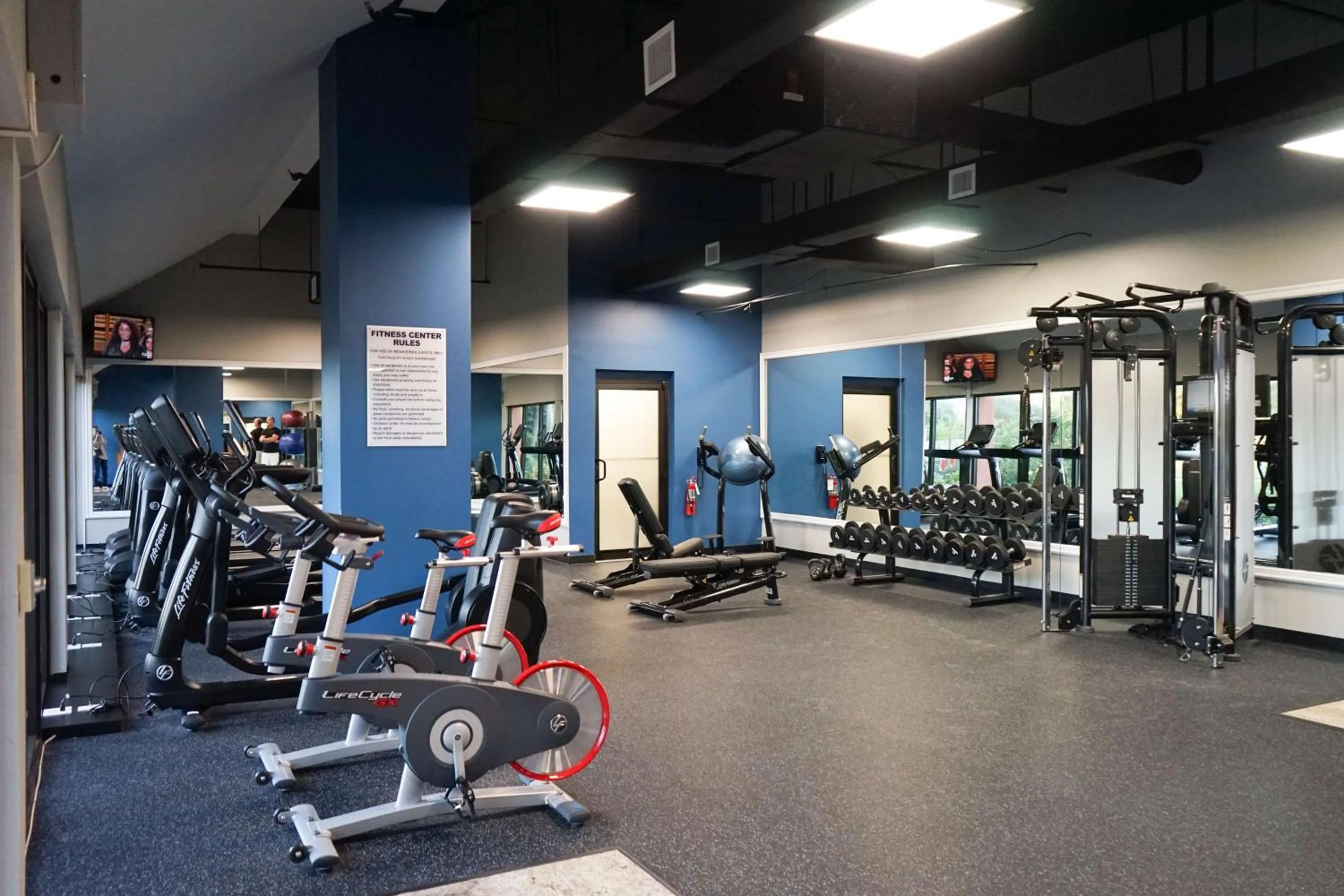 Fitness centre/facilities in Hilton Palm Beach PBI