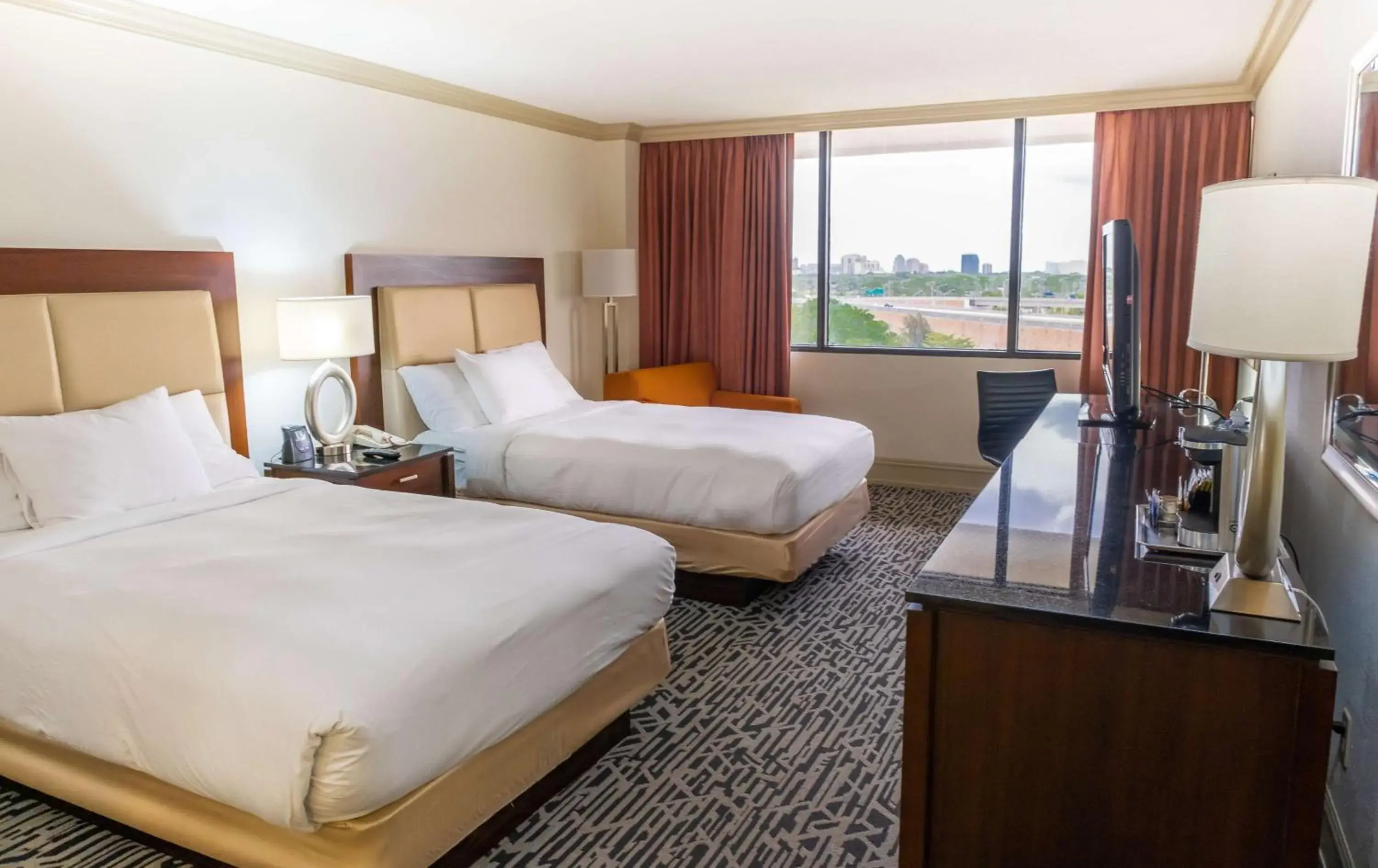 Double Room with Two Double Beds - Non-Smoking in Hilton Palm Beach PBI Double Room with Two Double Beds - Non-Smoking in Hilton Palm Beach PBI