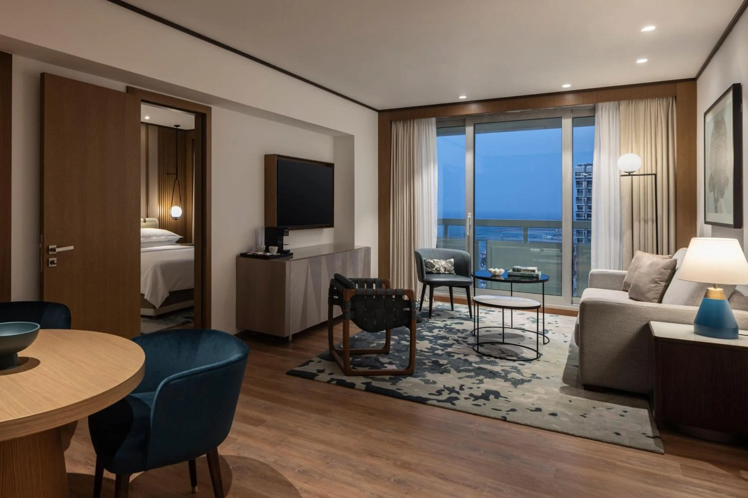 Living room, Bed in Sheraton Grand Tel Aviv