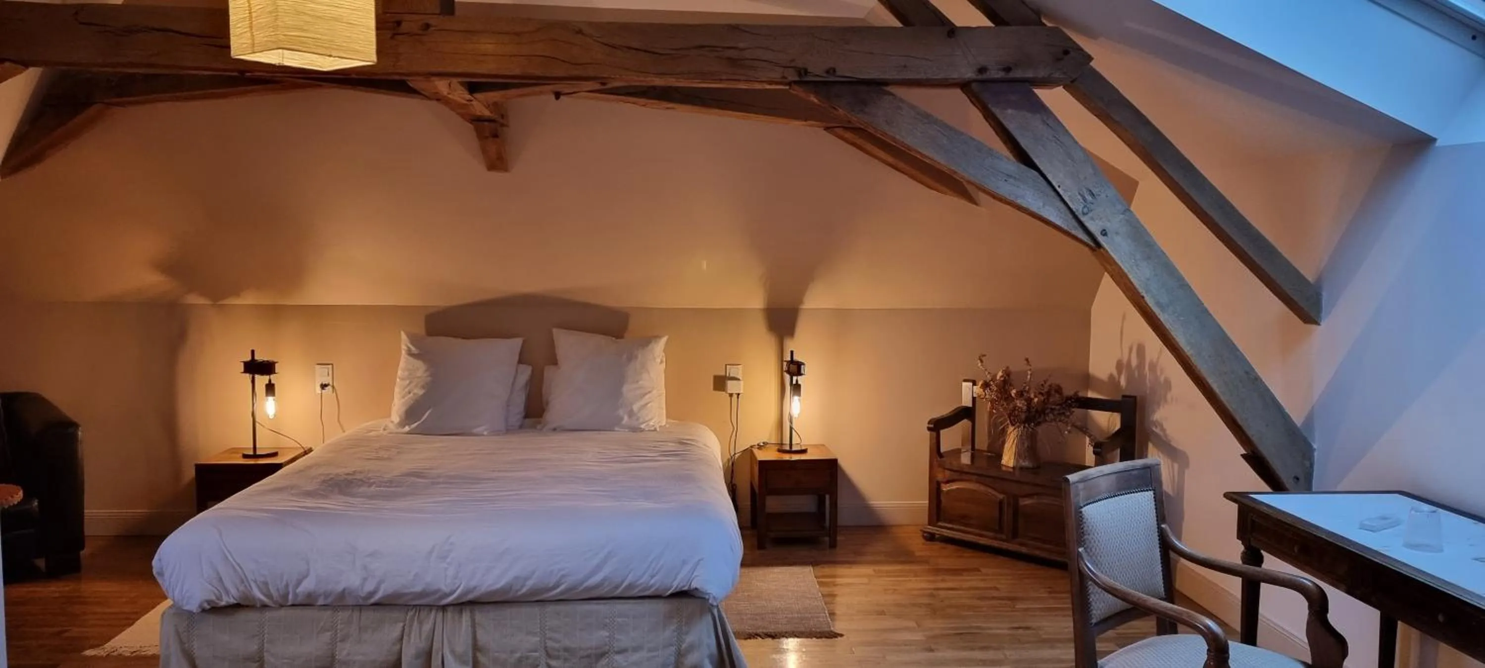 Bed in Chambres d'Hôtes Les Ifs