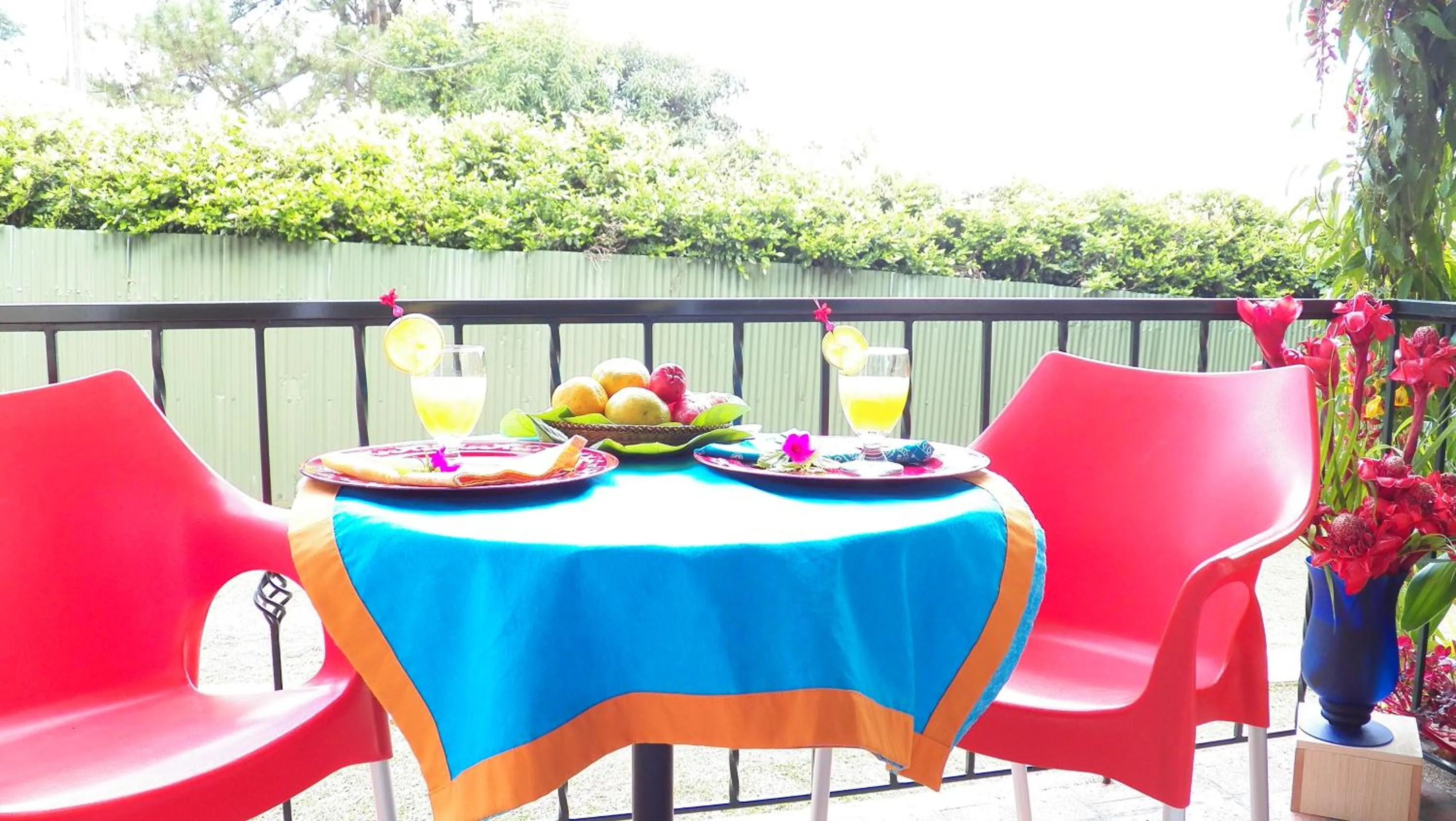 Balcony/Terrace in Hotel Campestre Santa Monica Pance