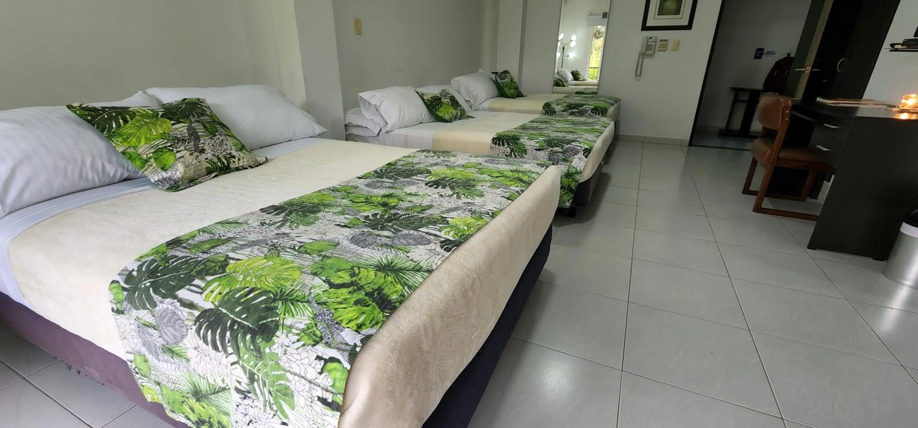 Bed in Hotel Campestre Santa Monica Pance