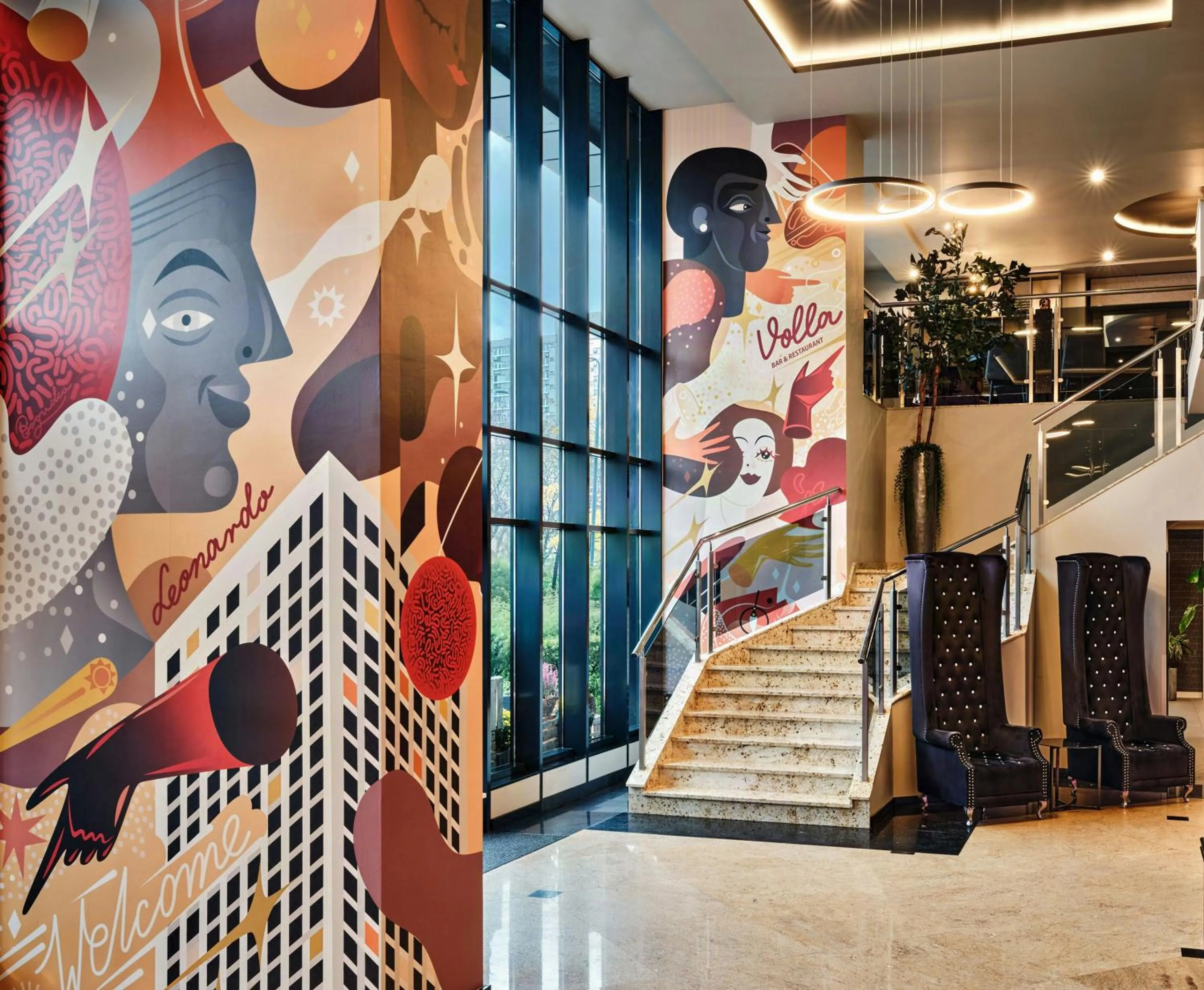 Lobby or reception in Leonardo Royal Hotel Warsaw