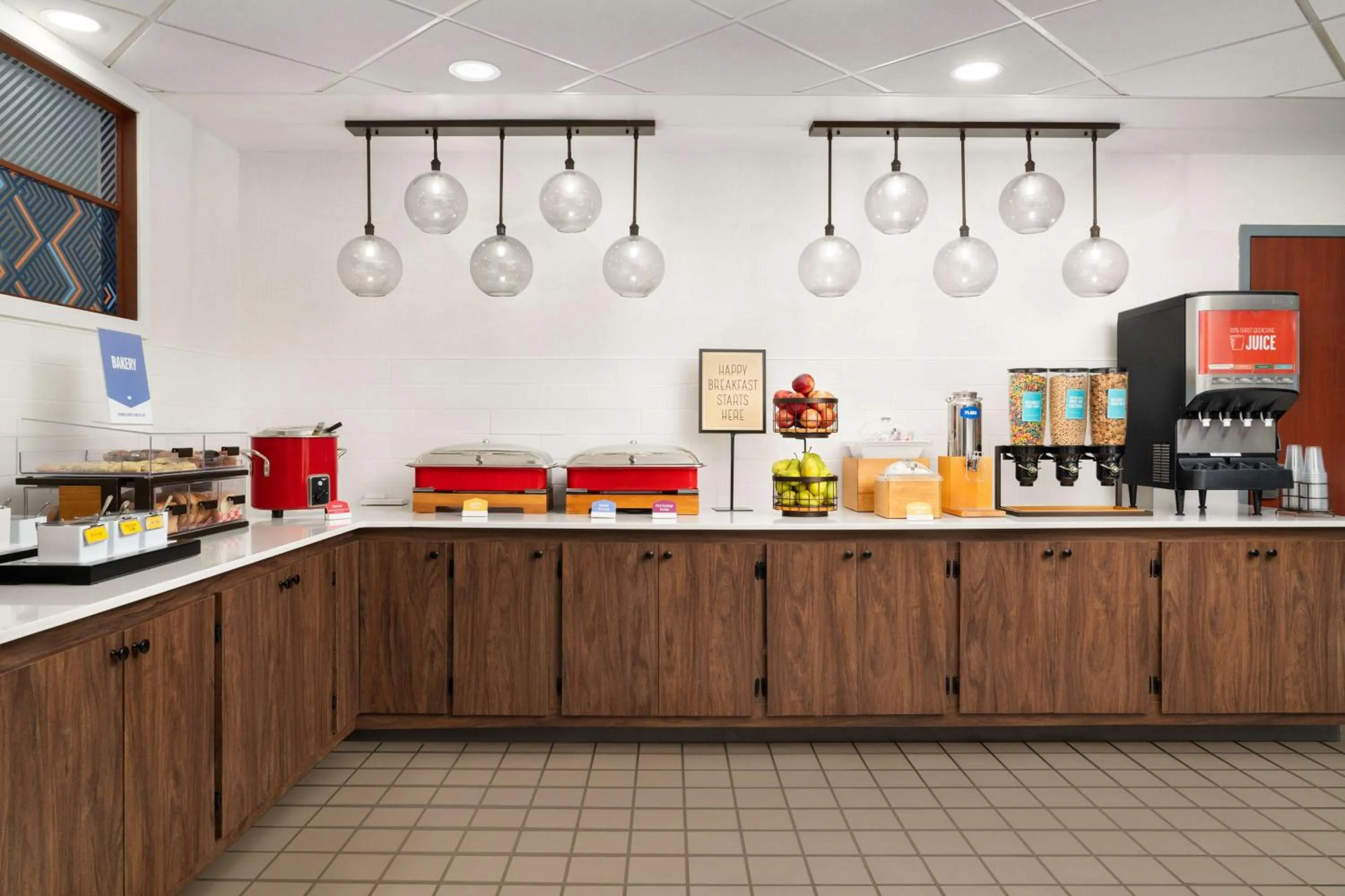 Breakfast in Hampton Inn Norfolk/Virginia Beach