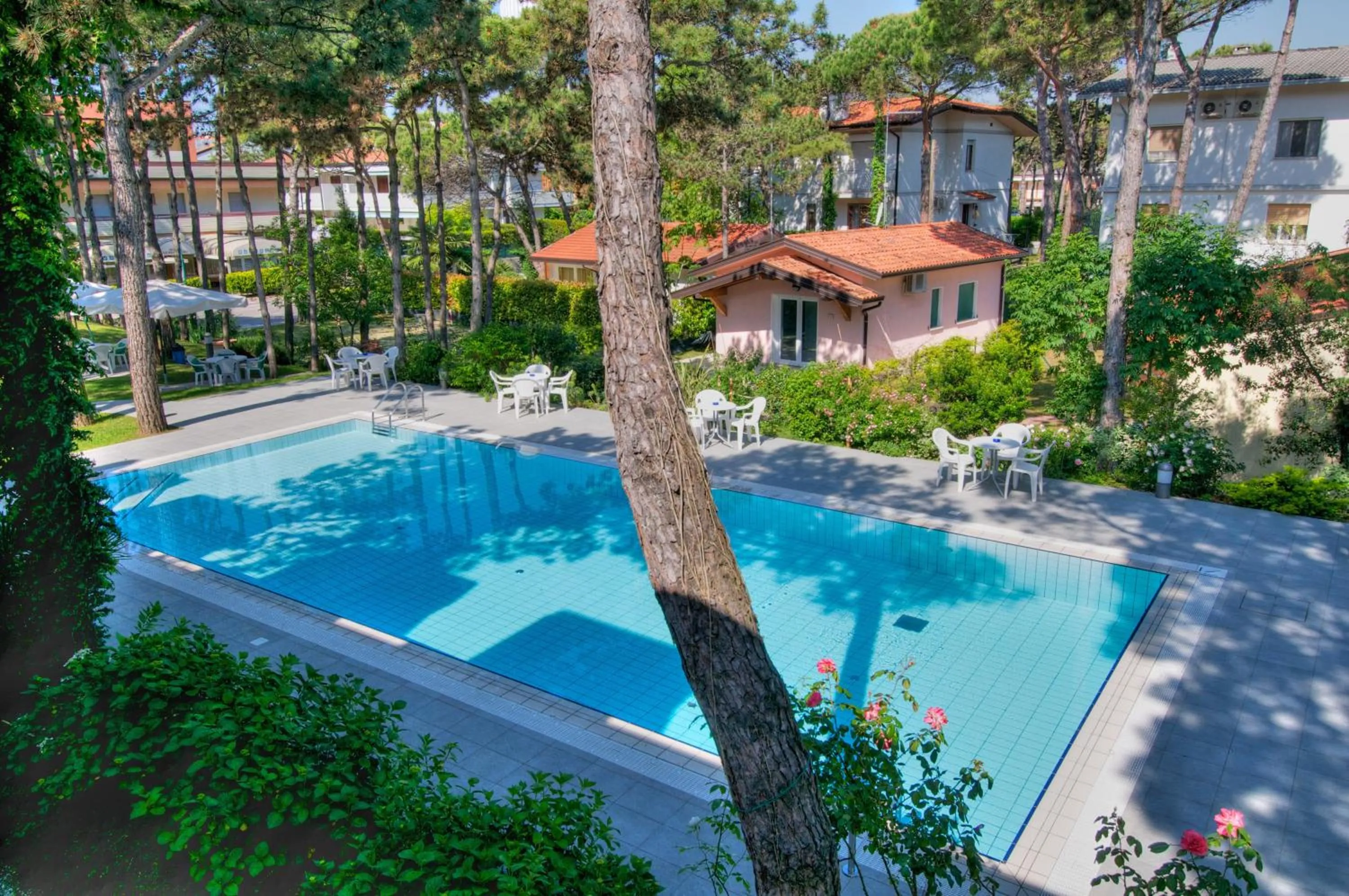 Pool view in Hotel Caracas