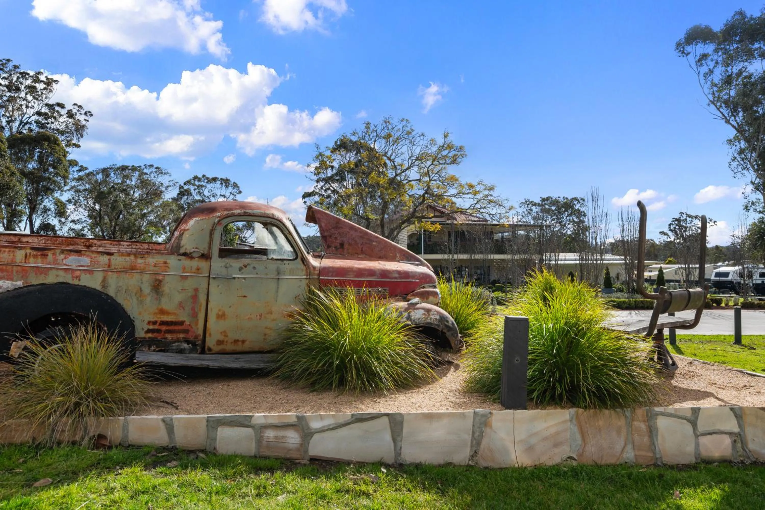 Garden in Crows Nest Tourist Park