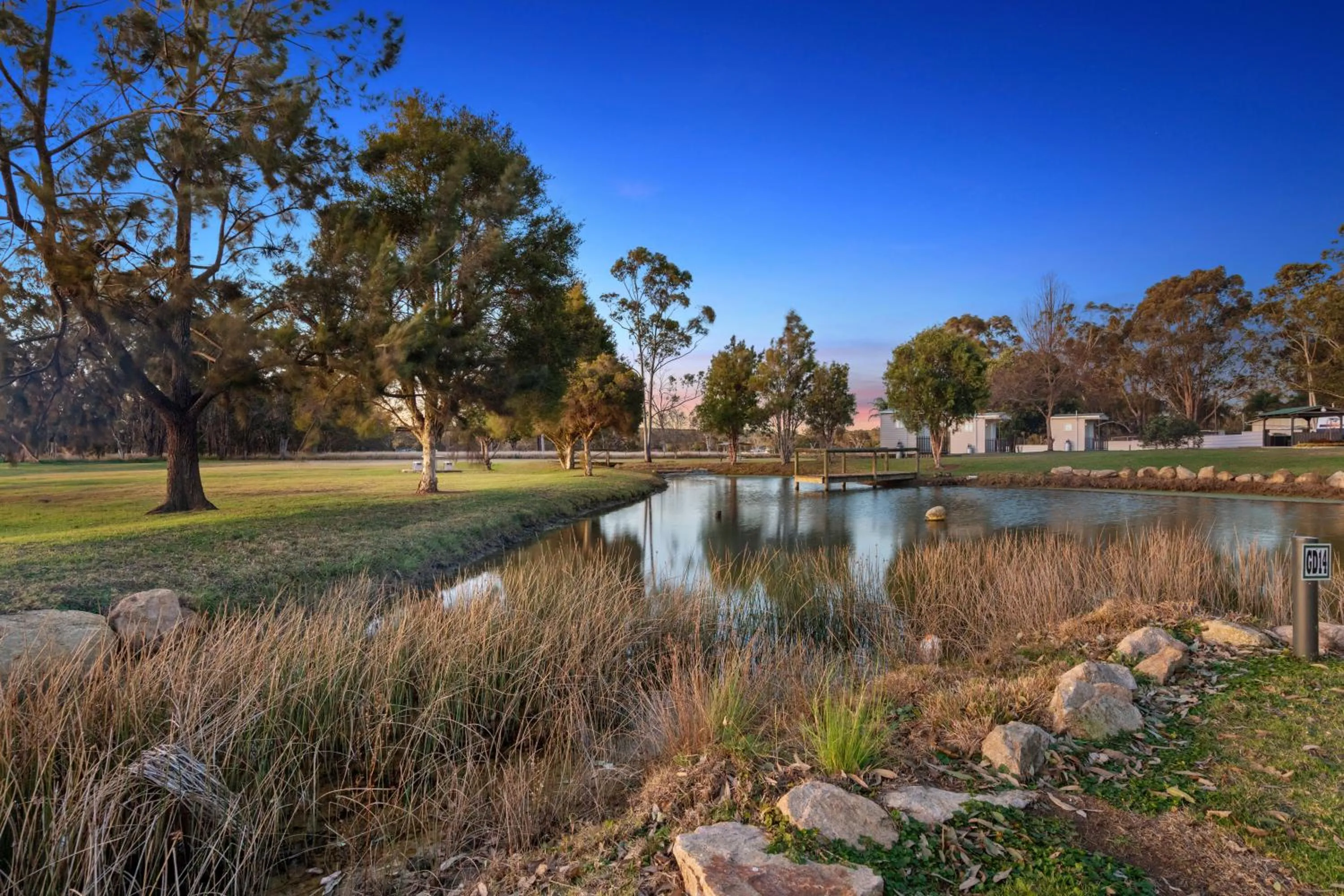 Garden in Crows Nest Tourist Park