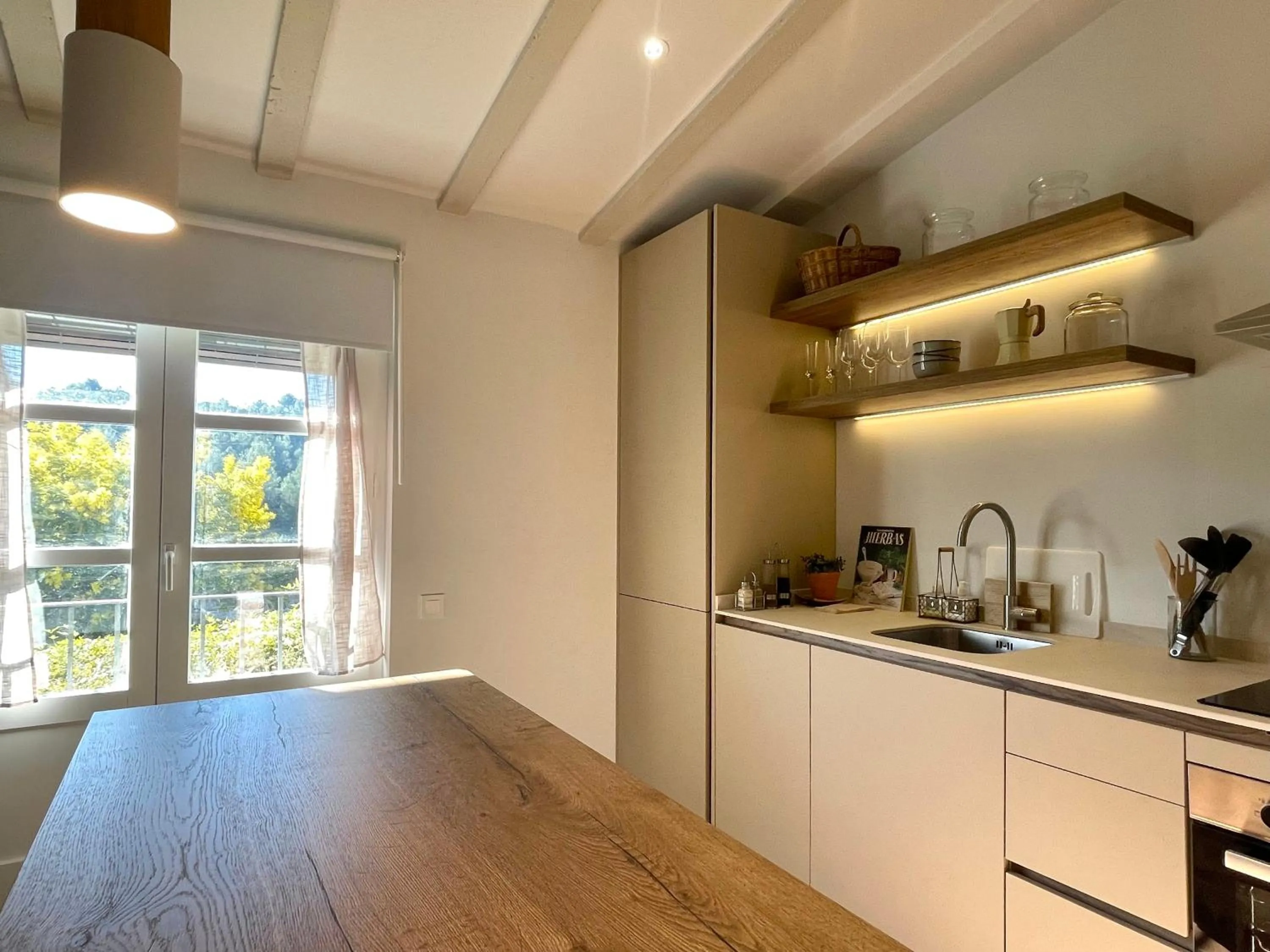 Kitchen or kitchenette in Comarquinal Bioresort Penedes