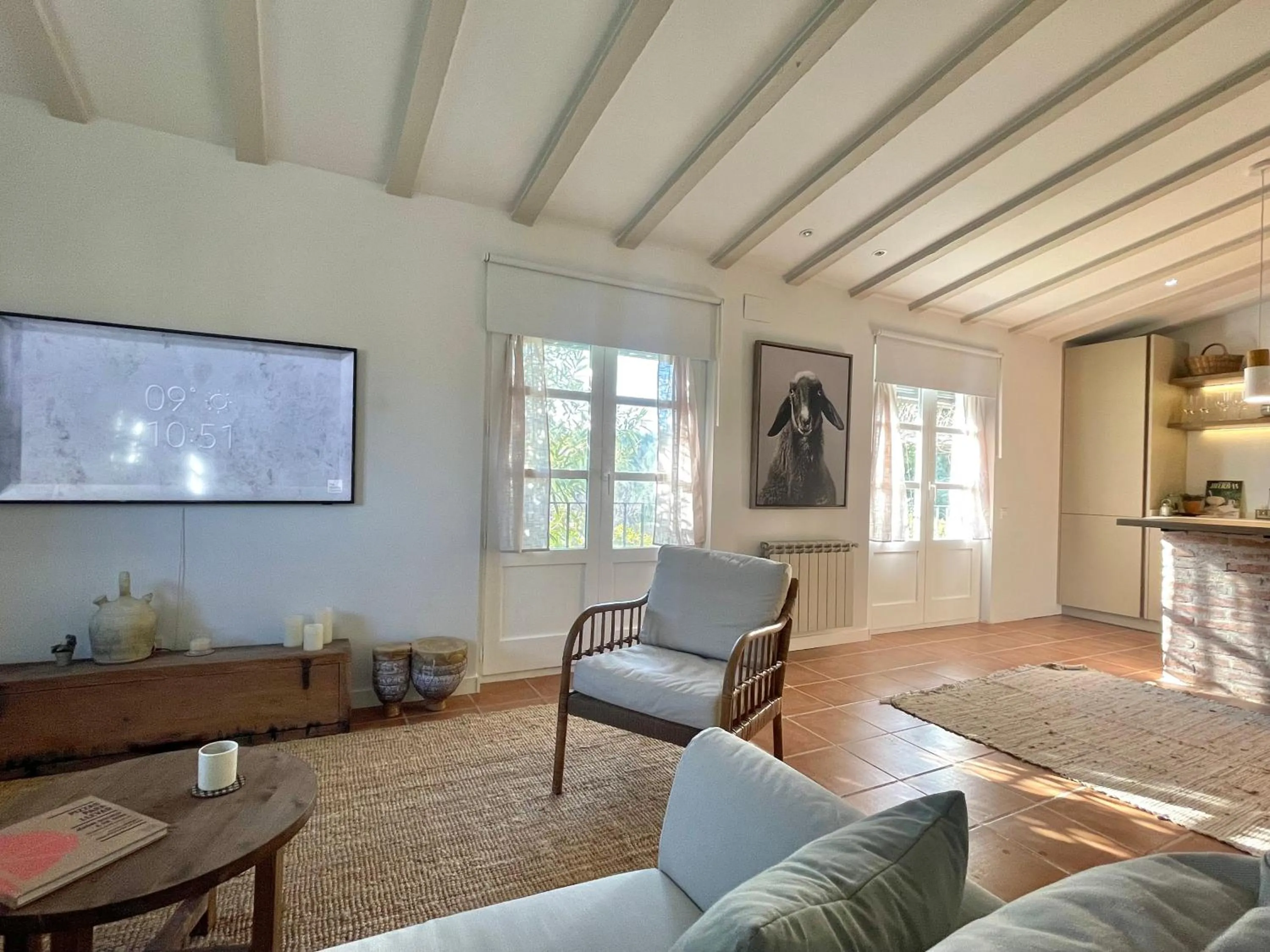 Living room in Comarquinal Bioresort Penedes